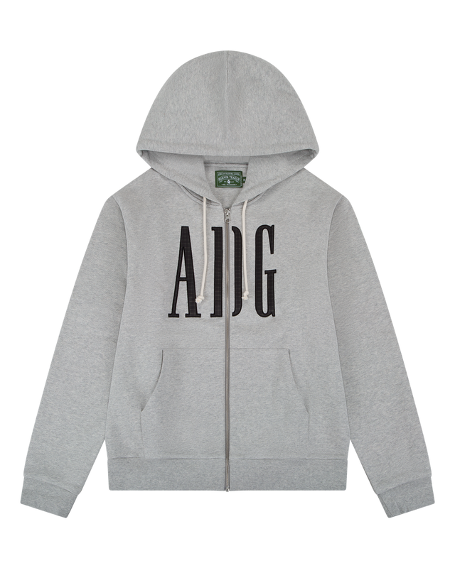 ADG Inc. Zip Hoodie Grey