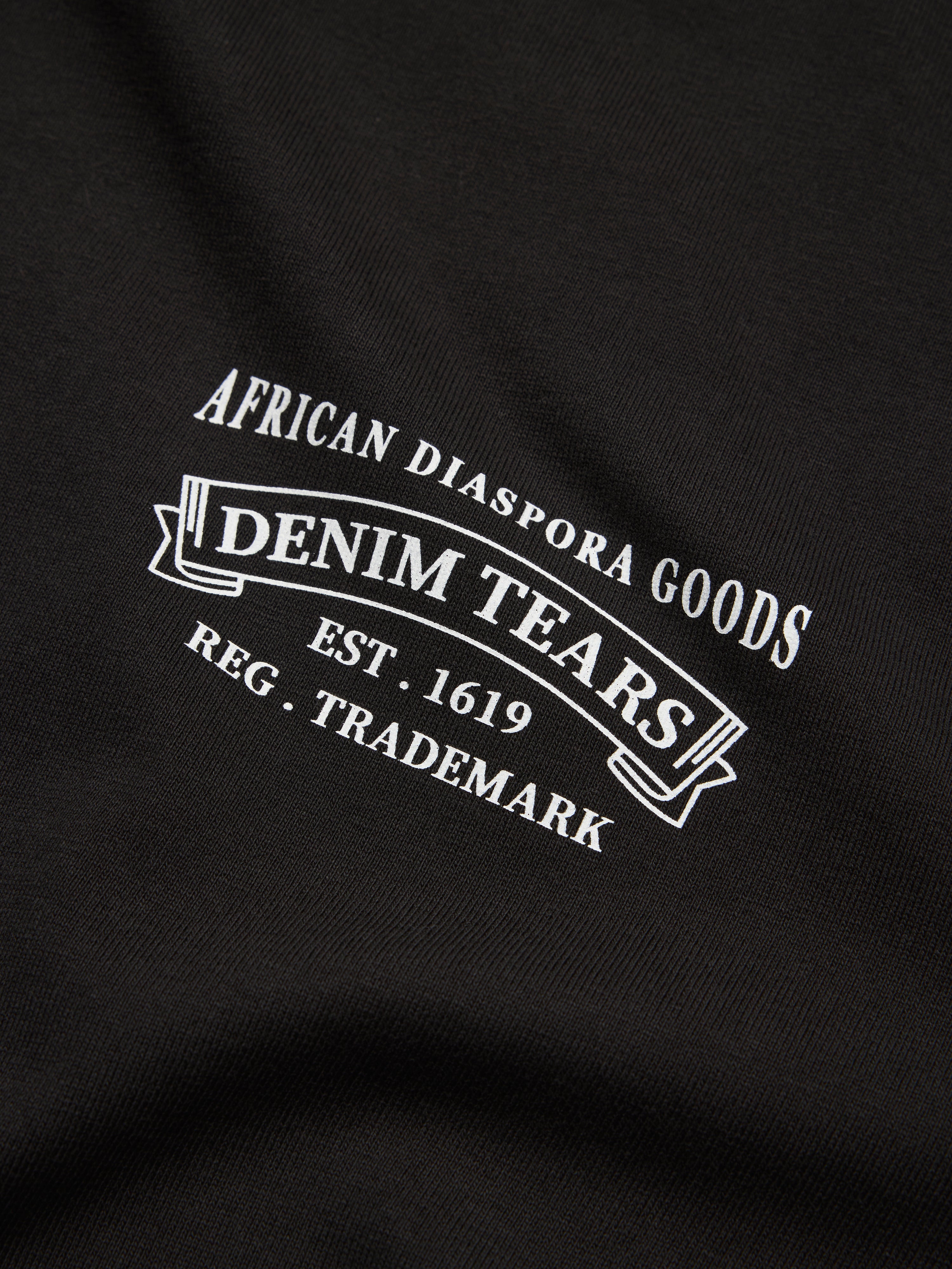 ADG Banner Tee Black – DENIM TEARS