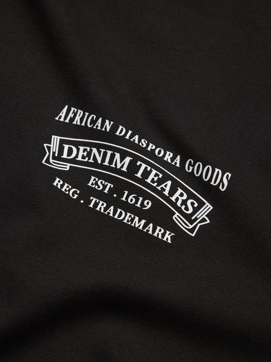 ADG Banner Tee Black – DENIM TEARS