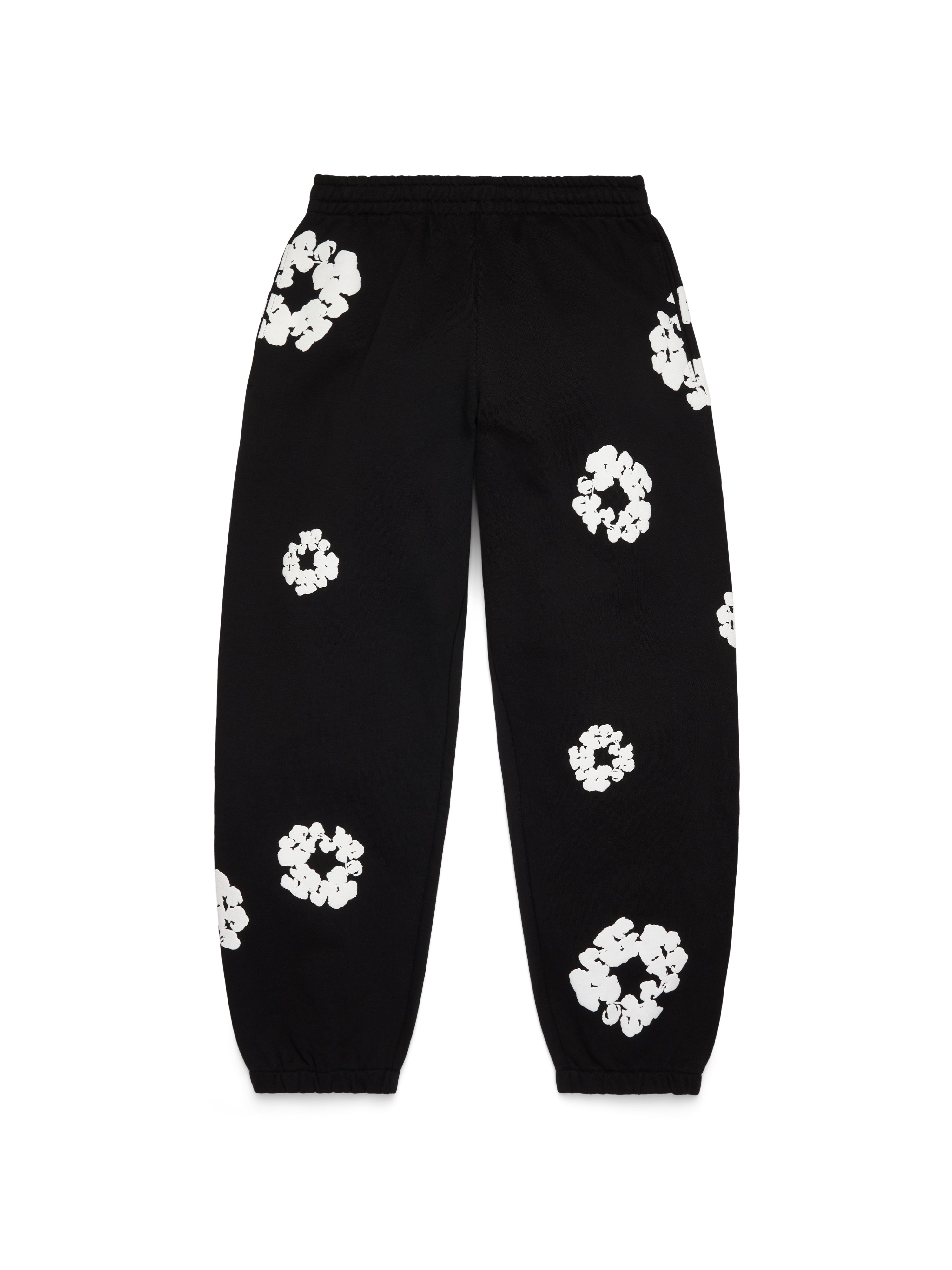 Cotton Wreath Sweatpants Black – DENIM TEARS