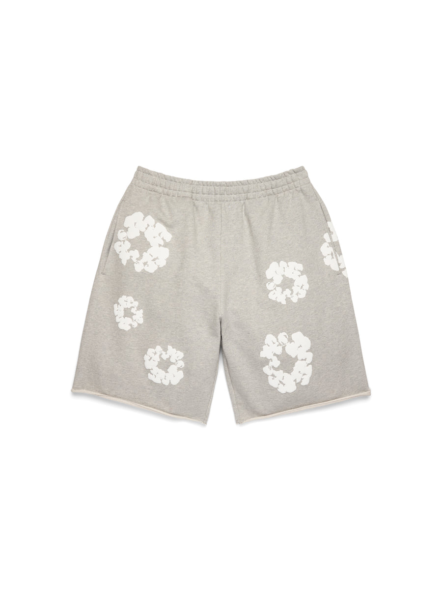 【新品】DenimTears Wreath Cottonスウェット ハーフパンツ AOCottonWreathSweatshorts-Grey