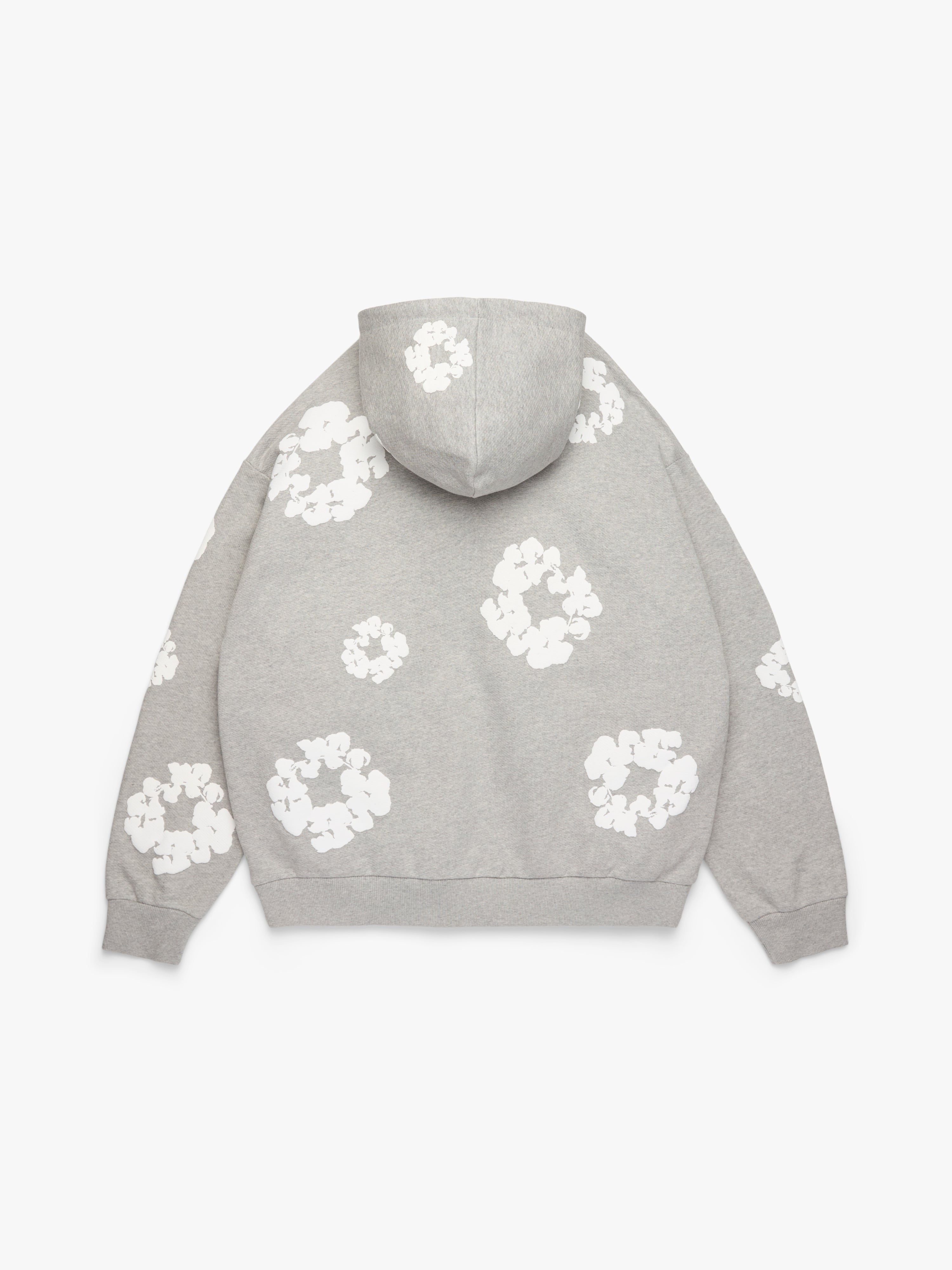 DT Stripe Zip Hoodie Grey – DENIM TEARS