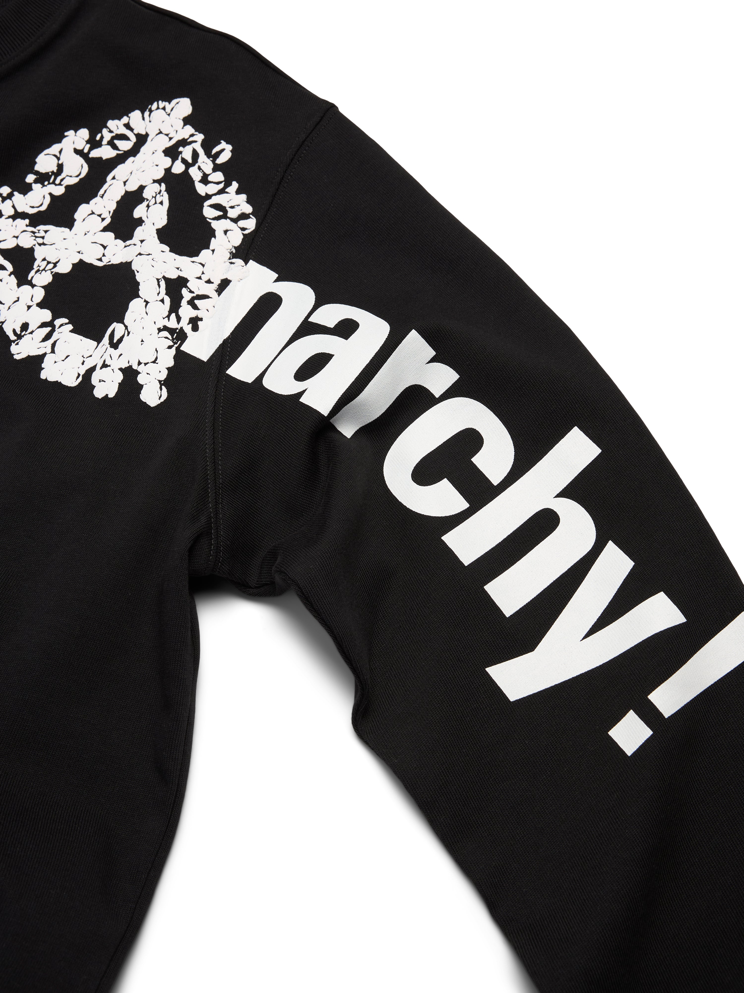 Anarchy Wreath Long Sleeve Tee Black – DENIM TEARS