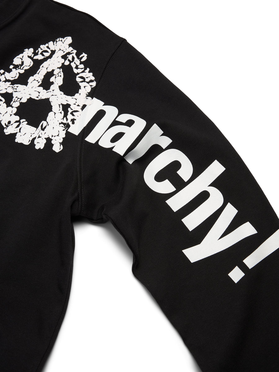 Anarchy Wreath Long Sleeve Tee Black – DENIM TEARS