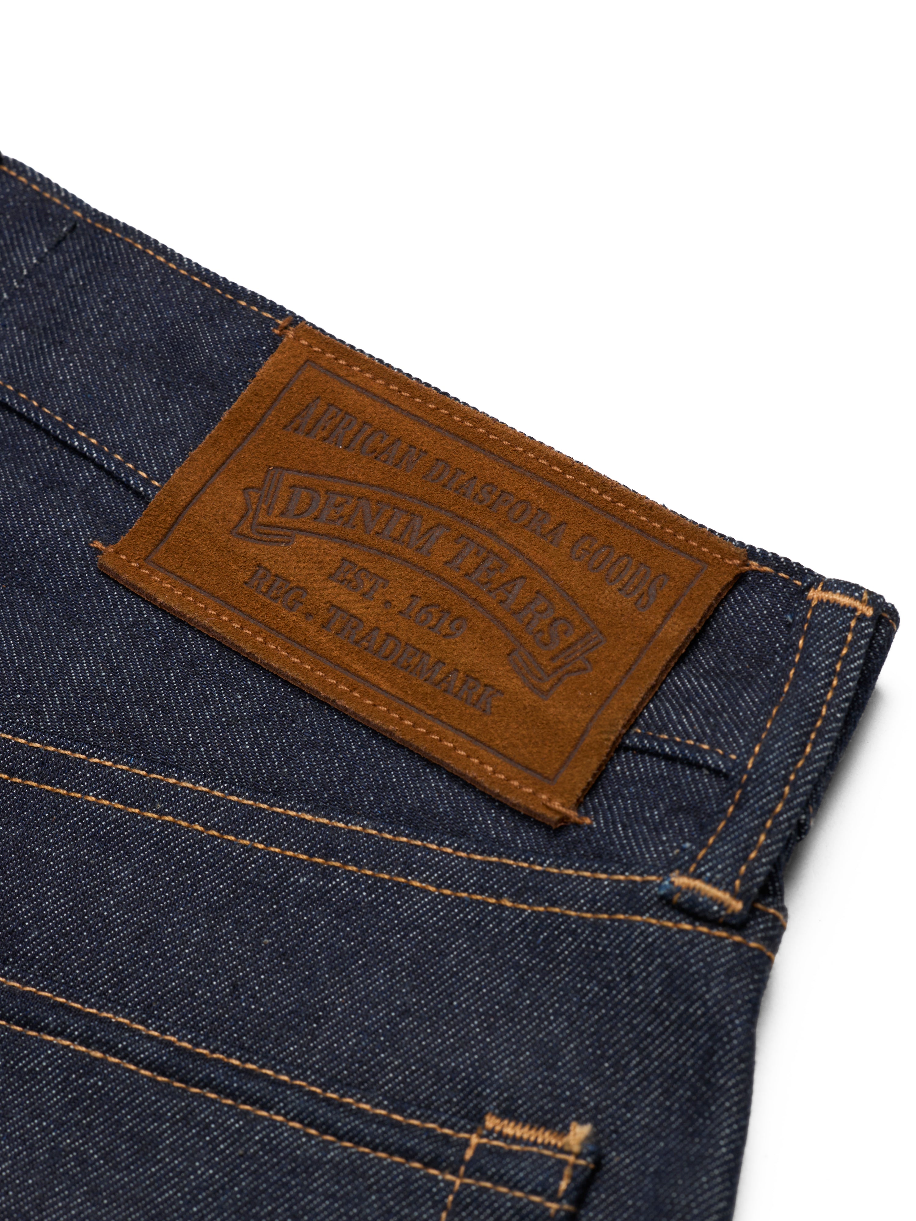 Baggy Cotton Wreath Denim Pant Selvedge – DENIM TEARS