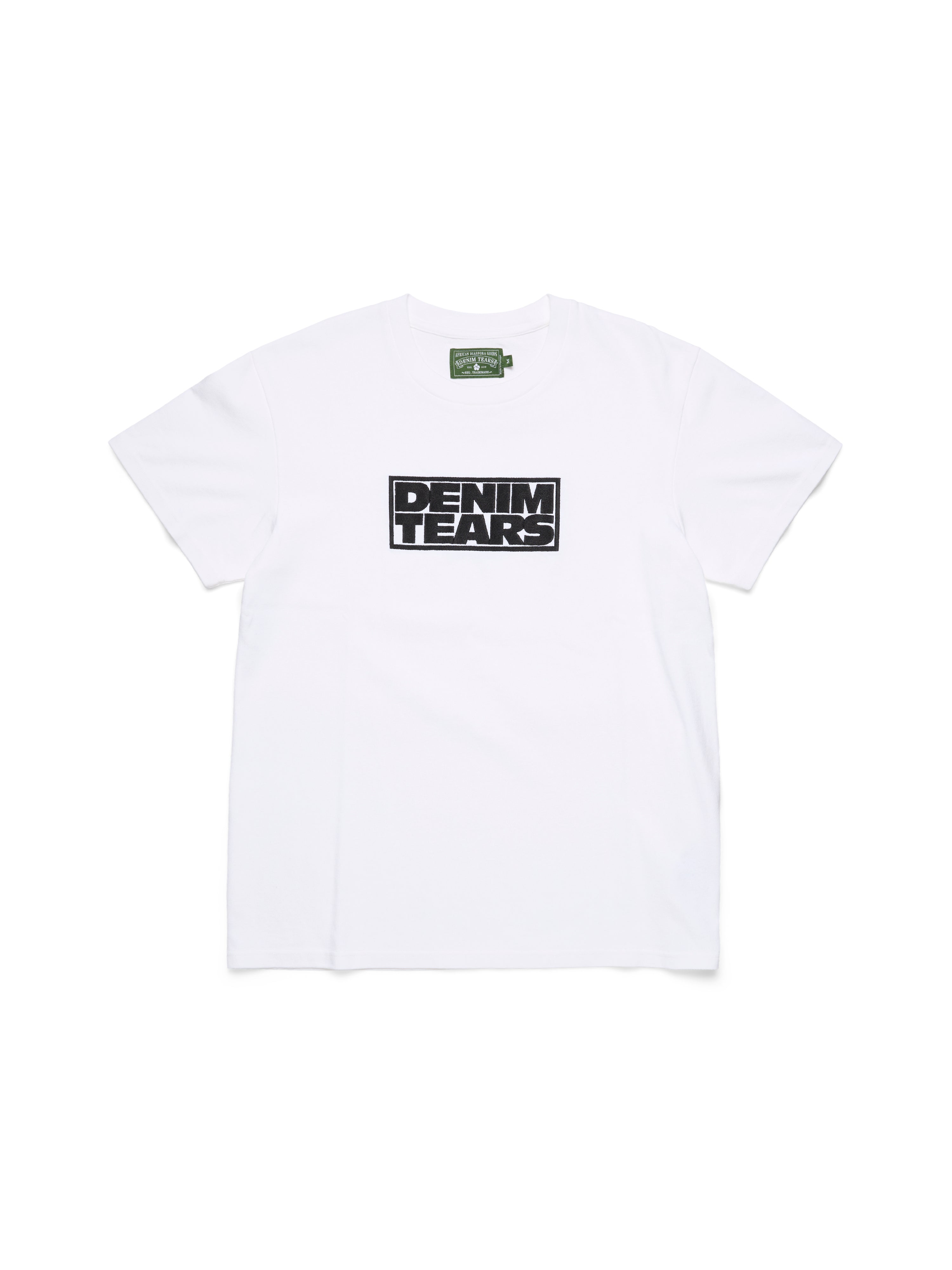 Larmes de Denim Tee White – DENIM TEARS