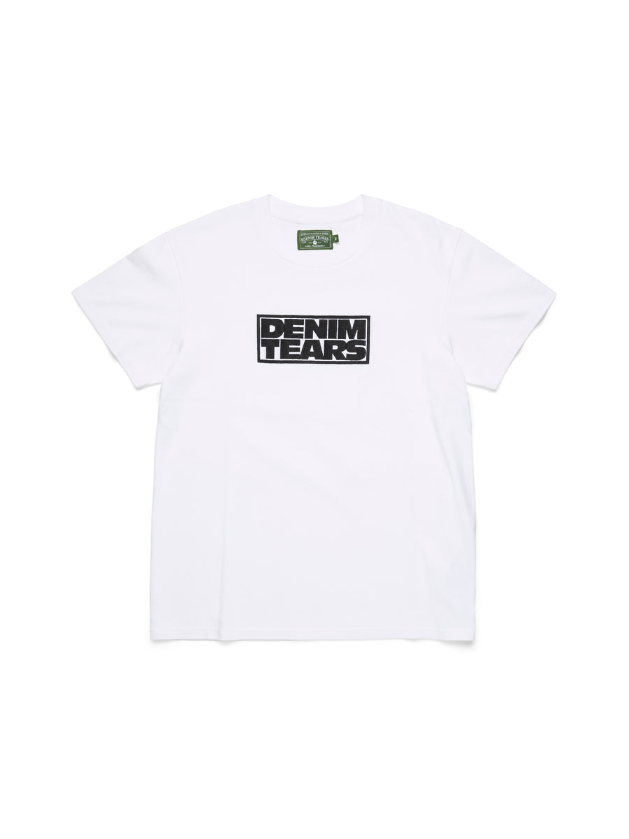 Larmes de Denim Tee White – DENIM TEARS