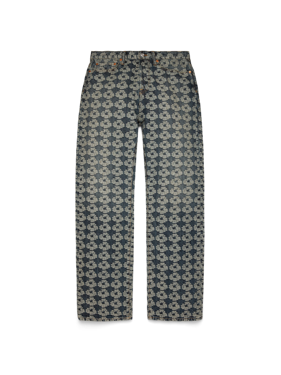 パンツ Denim Tears Baggy Jacquard Wreath Denim Pant – DENIM TEARS