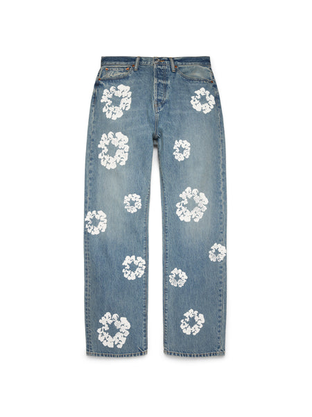 パンツ DENIM TEARS CottonWreathBaggySweatpants Baggy Cotton Wreath Denim Pant Light Wash – DENIM TEARS