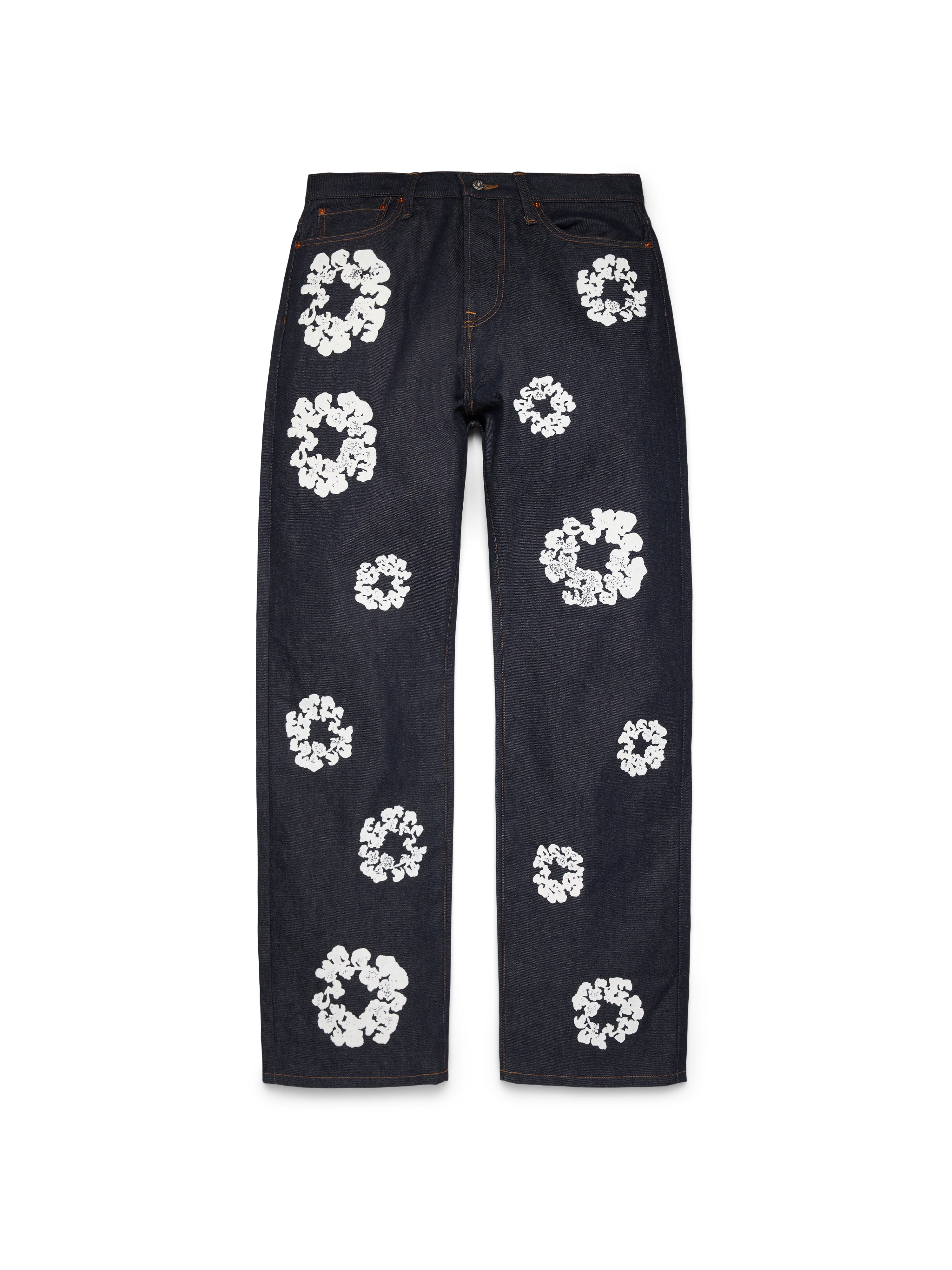 Baggy Cotton Wreath Denim Pant Selvedge – DENIM TEARS