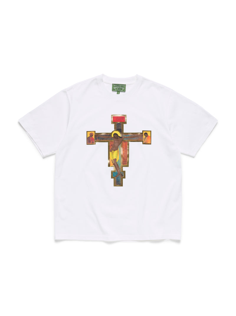 Crucifixion Tee White