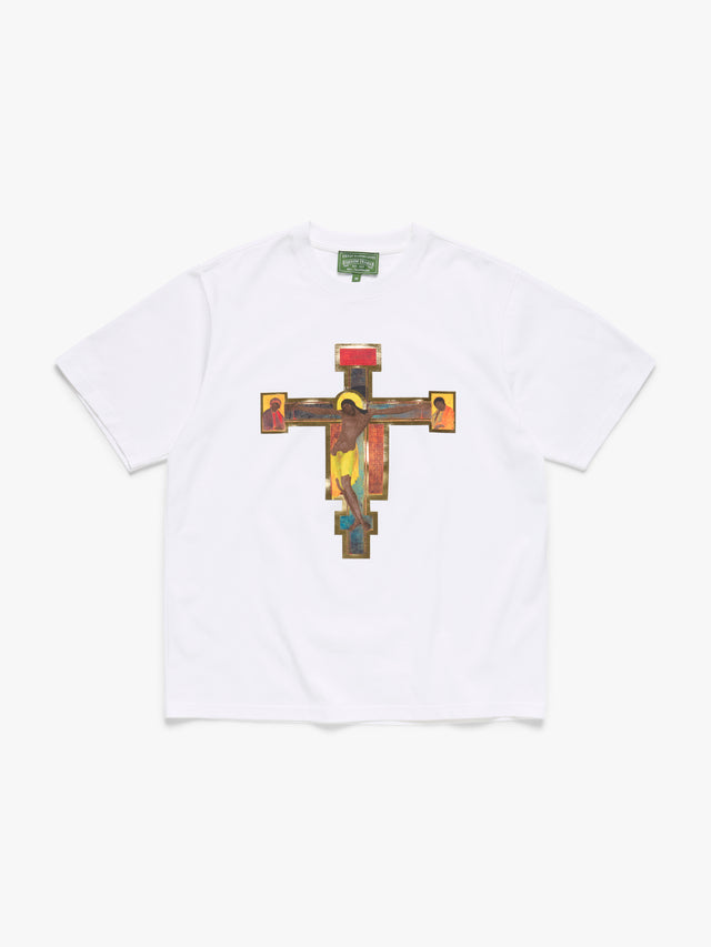 Crucifixion Tee White