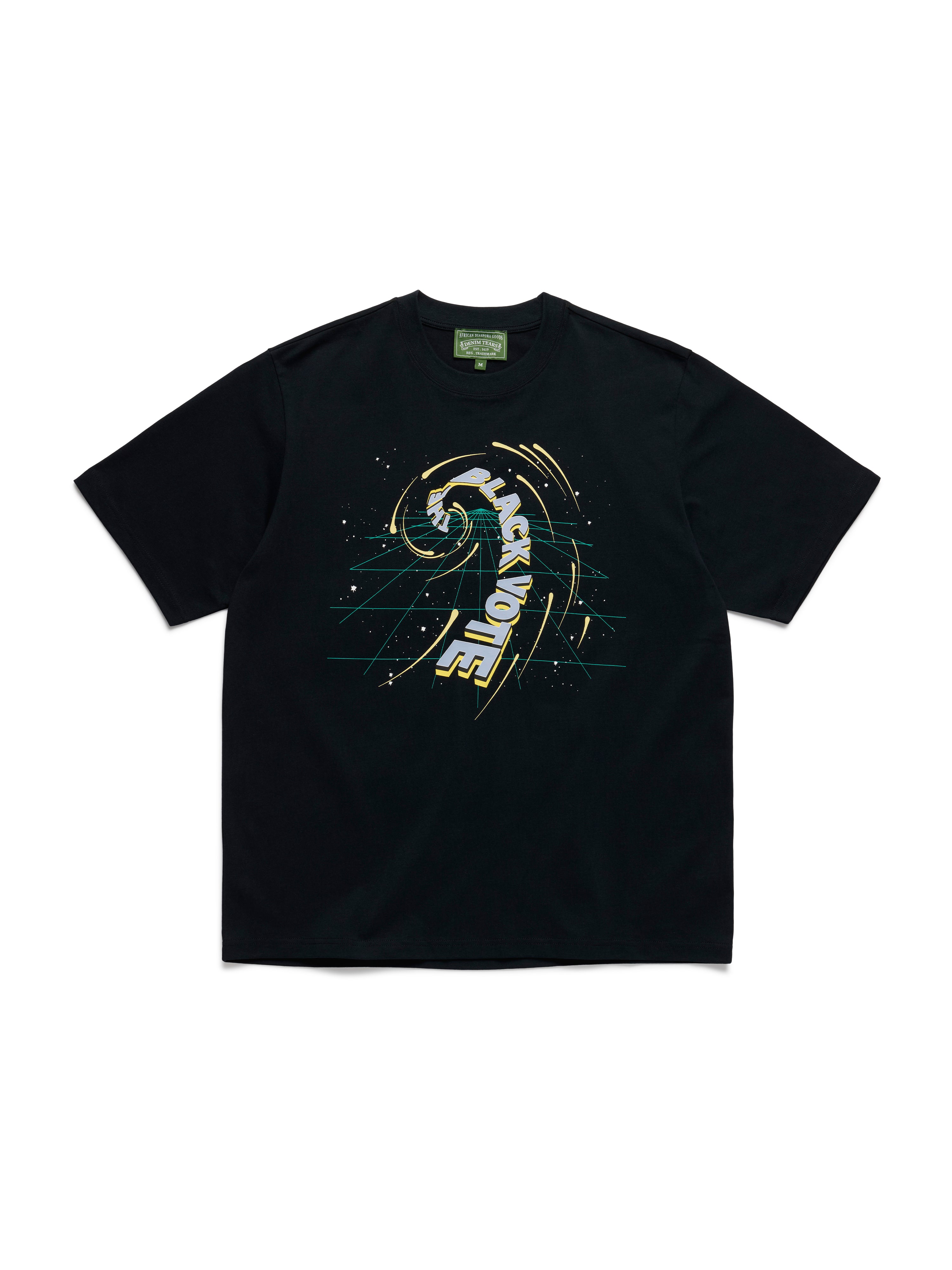 Black Hole Vote Tee Black – DENIM TEARS
