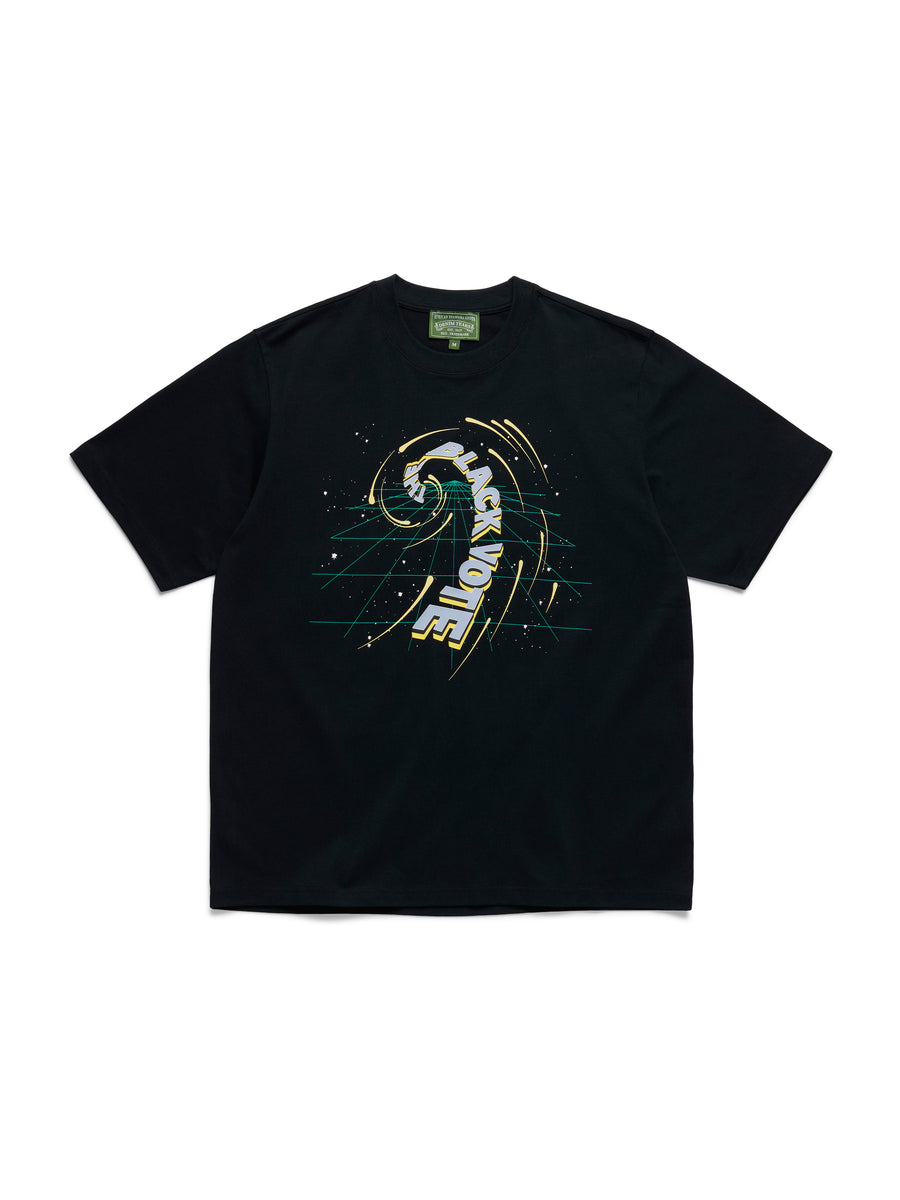 DENIM TEARS black teeブラック 立体ロゴデザイン Tシャツ Black Hole Vote Tee Black – DENIM TEARS