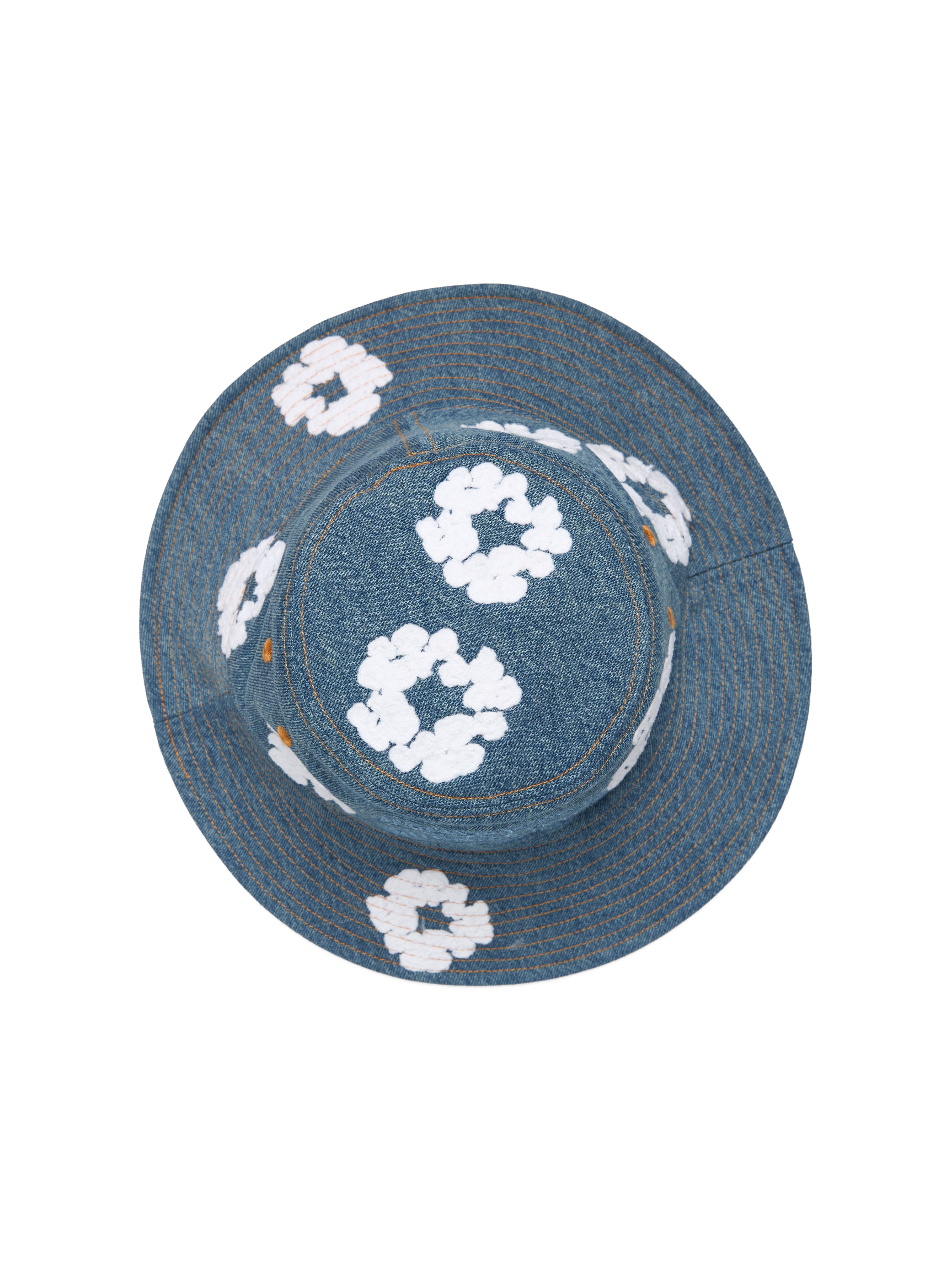 Denim Cotton Wreath Bucket Hat Light Wash – DENIM TEARS