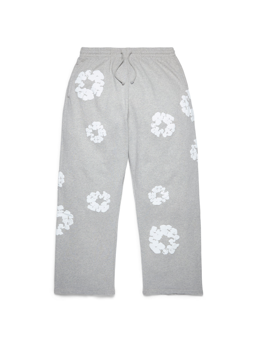 Cotton Wreath Baggy Sweatpants Grey – DENIM TEARS