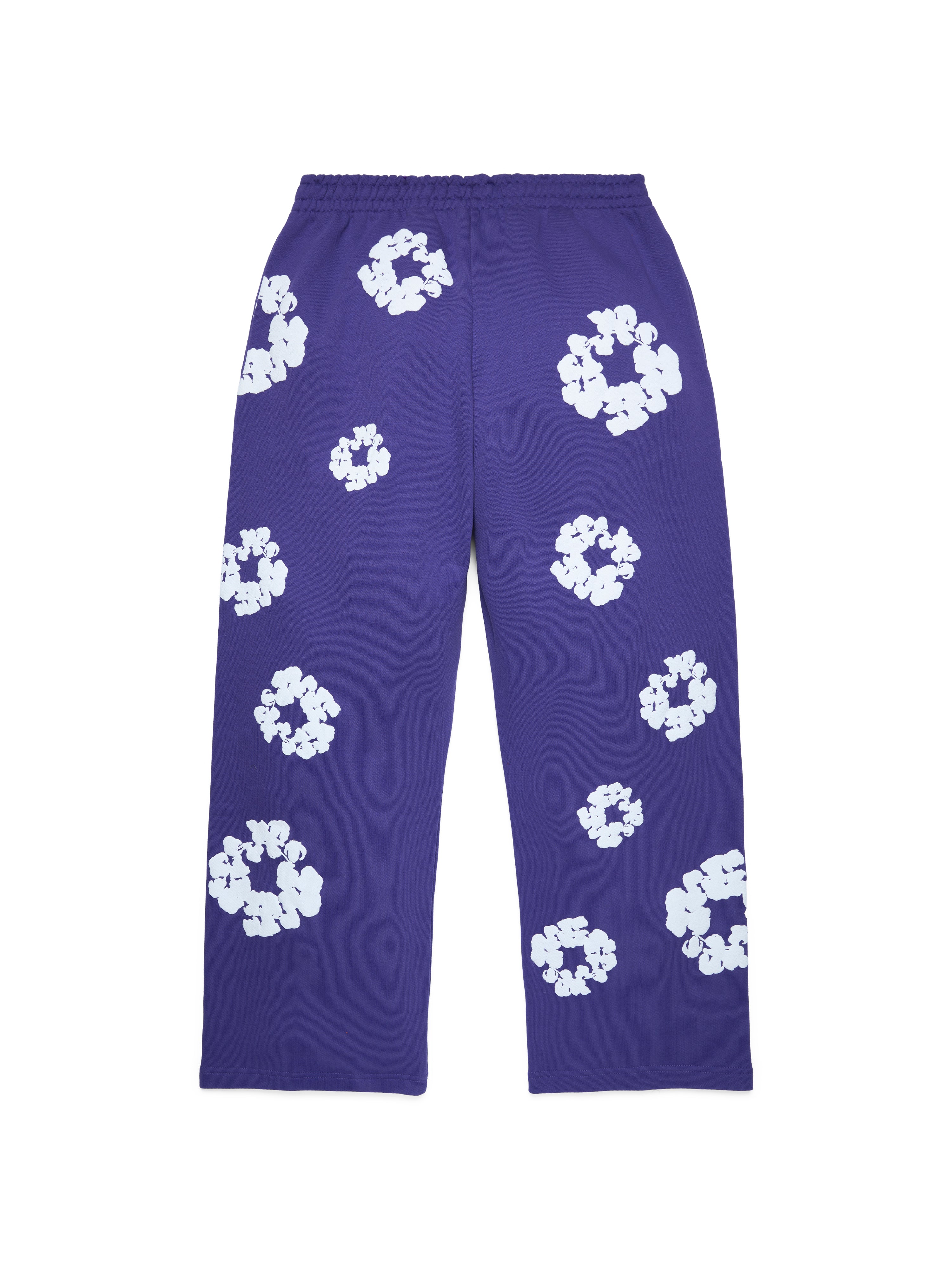 Cotton Wreath Baggy Sweatpants Purple – DENIM TEARS