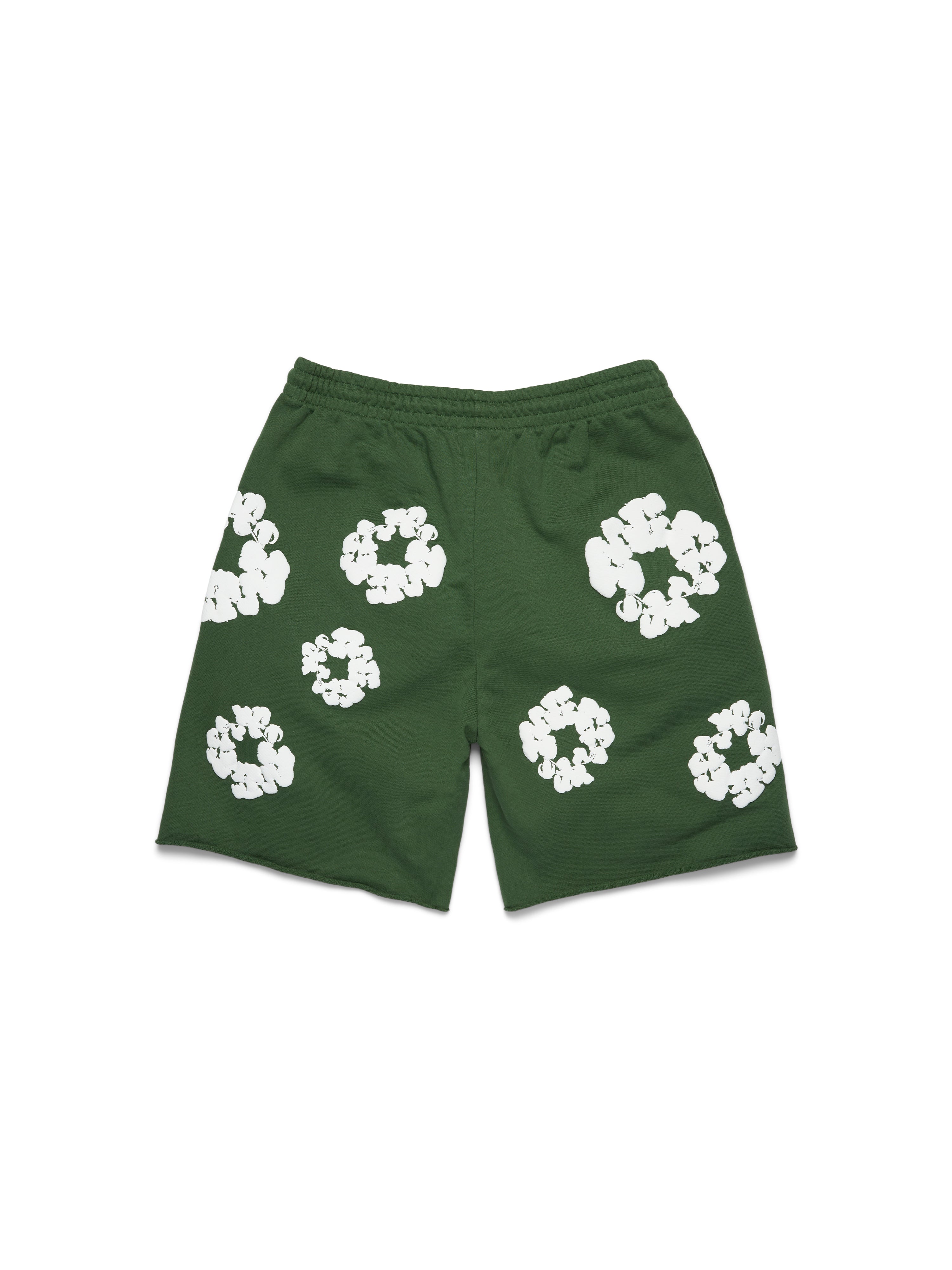 パンツ DENIM TEARS SHORTS GREEN S Cotton Wreath Sweatshorts Green – DENIM TEARS