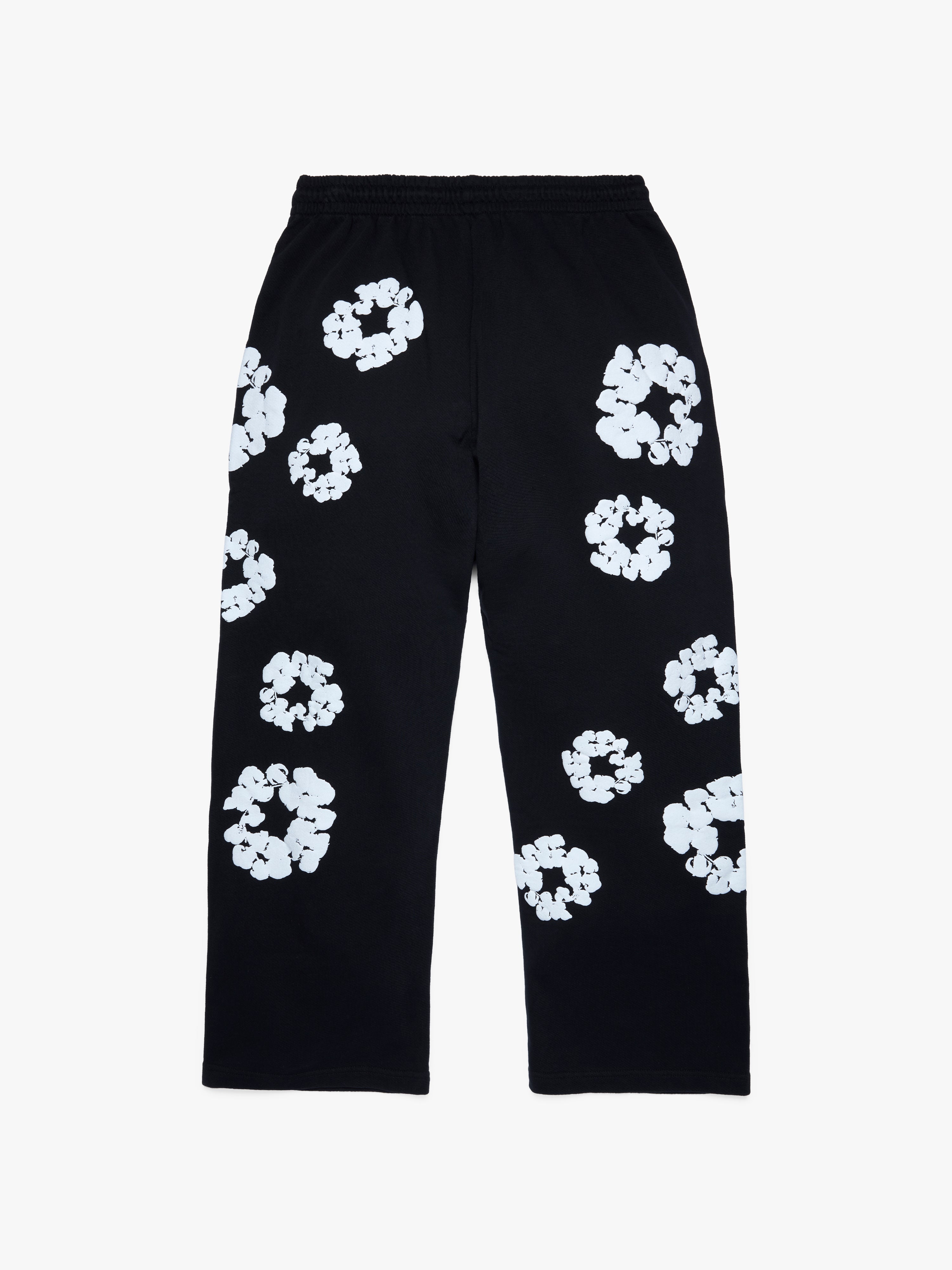 Cotton Wreath Baggy Sweatpants Blue – DENIM TEARS