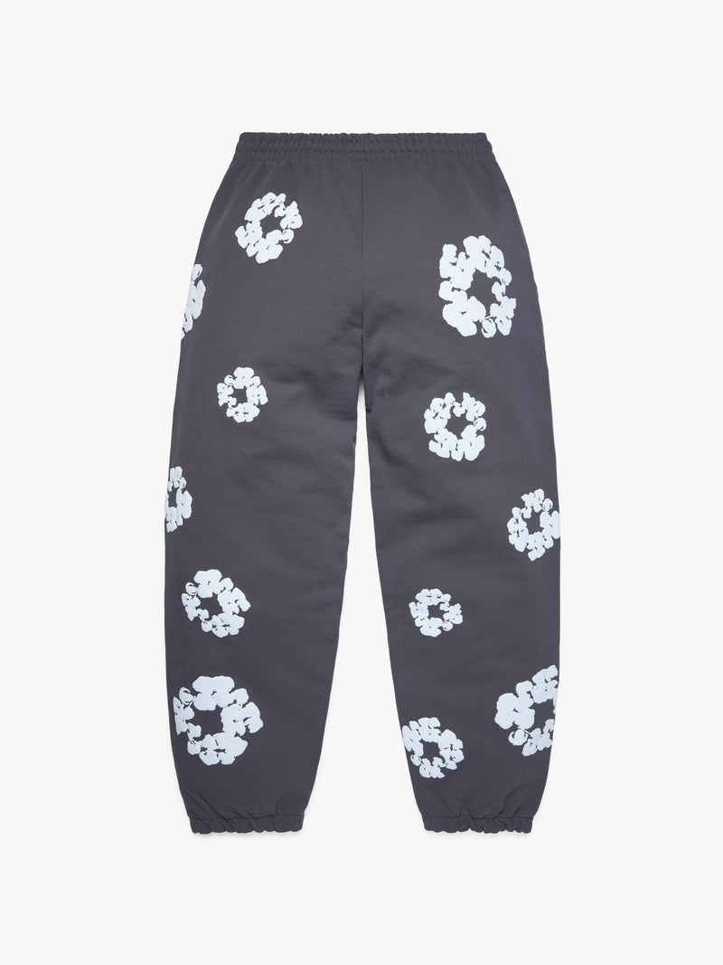 Cotton Wreath Sweatpants Charcoal