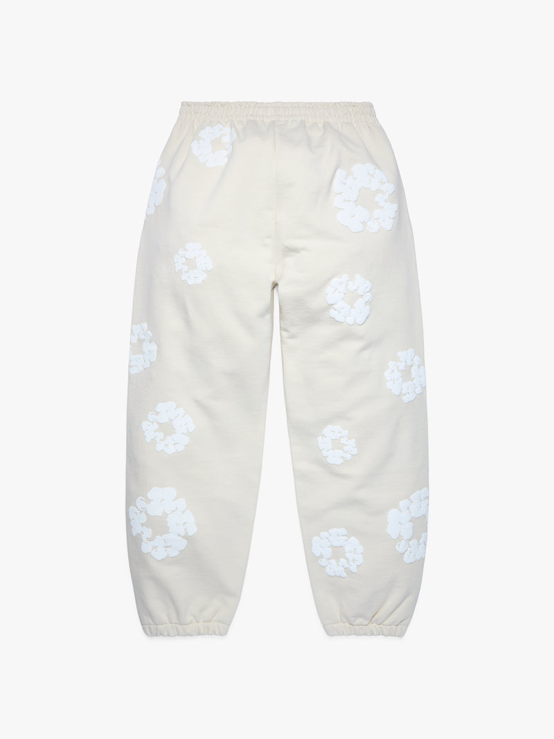Cotton Wreath Sweatpants Oatmeal
