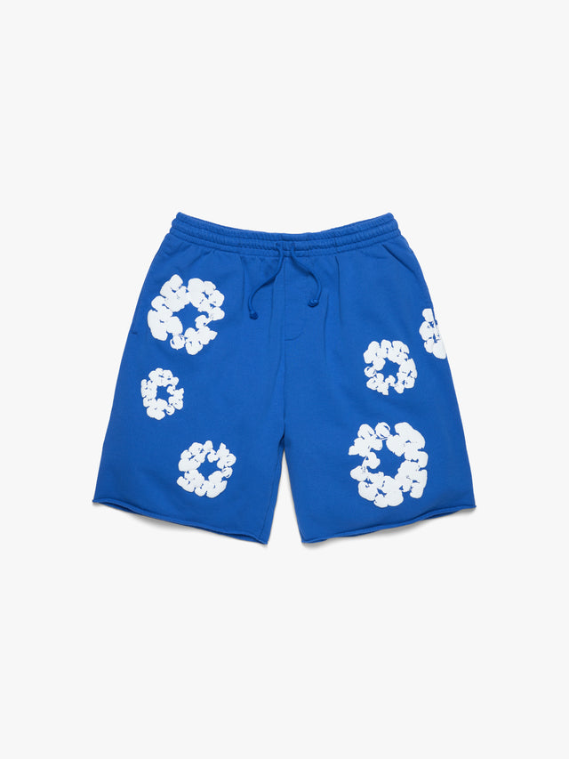 Cotton Wreath Sweatshorts Blue