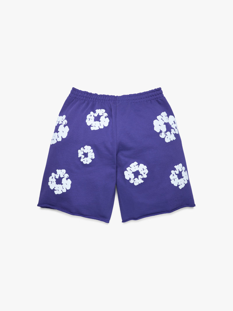 Cotton Wreath Sweatshorts Purple