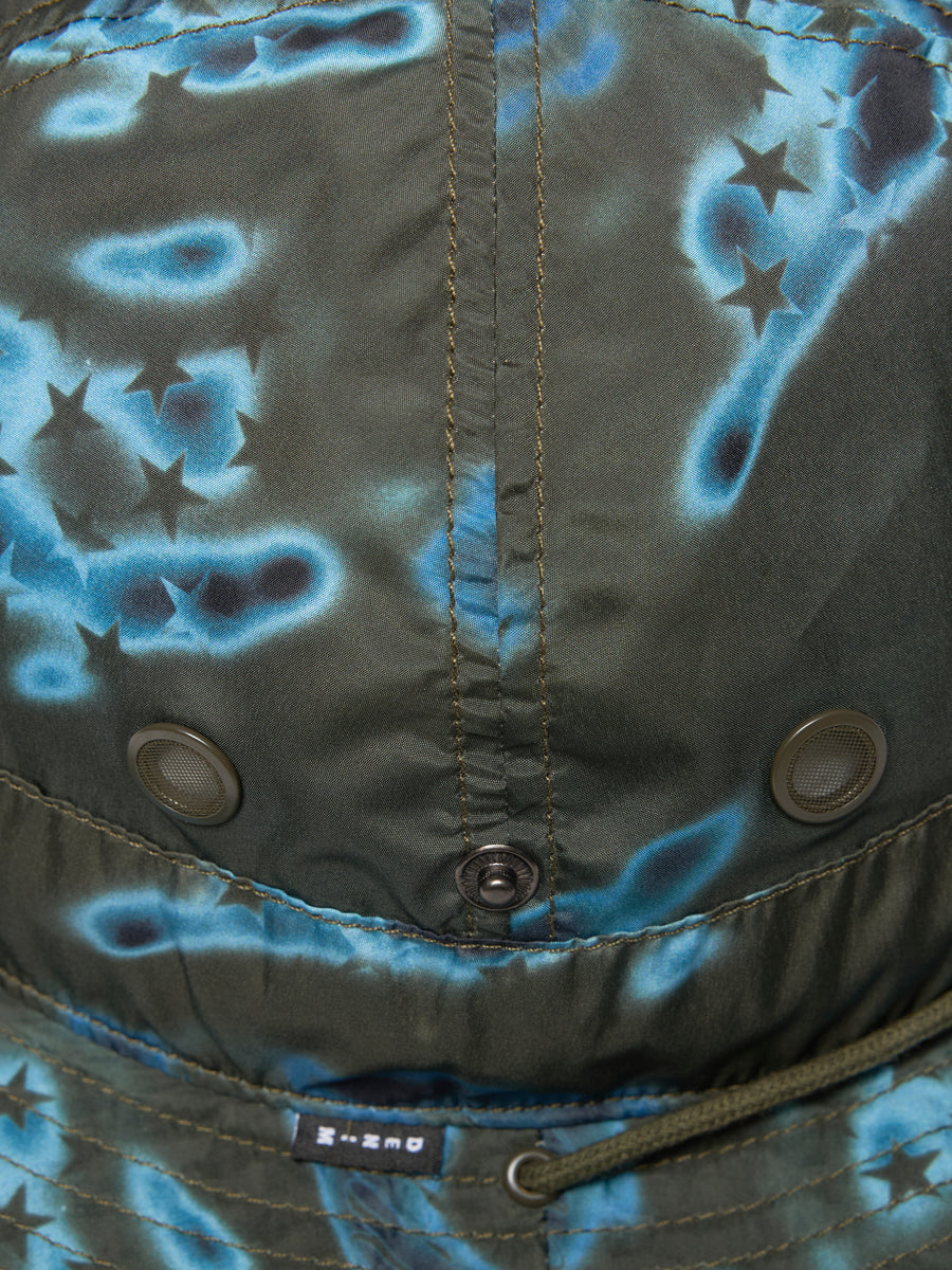 Cloud Camo Bucket Hat Green – DENIM TEARS