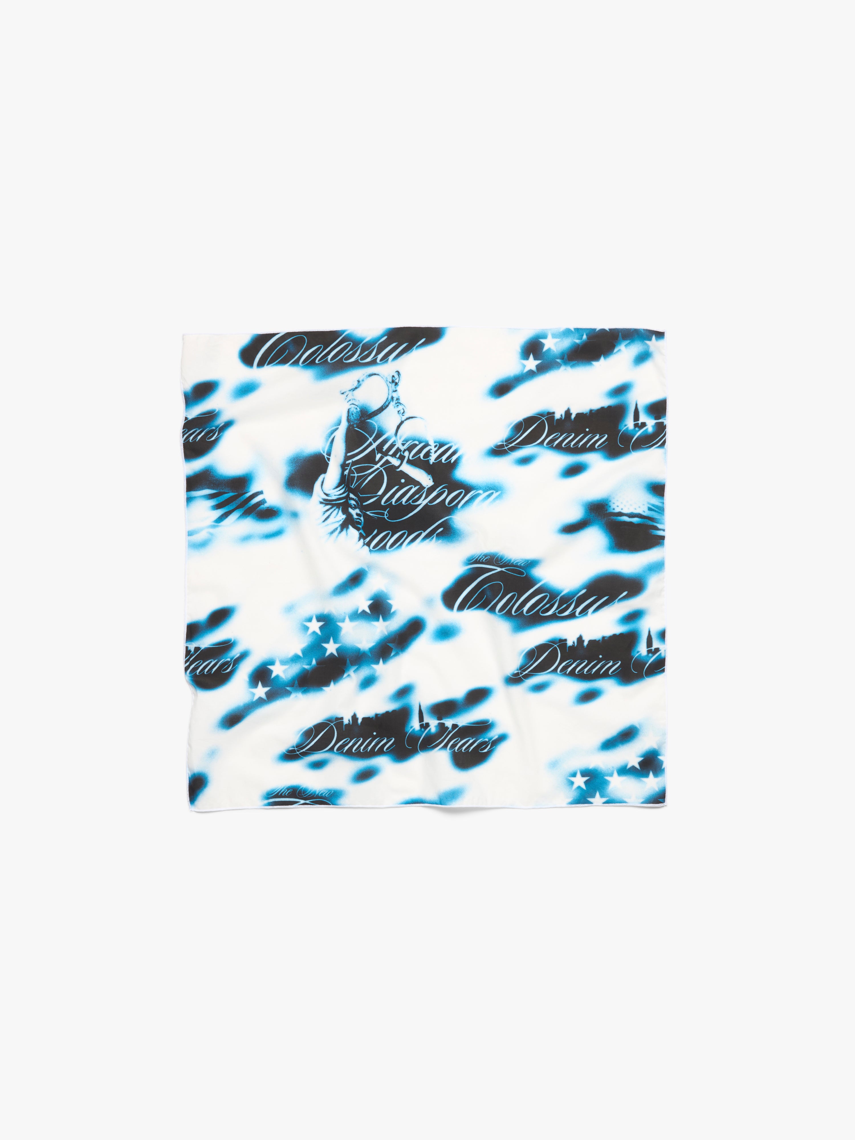 Cotton Wreath Durag Black – DENIM TEARS