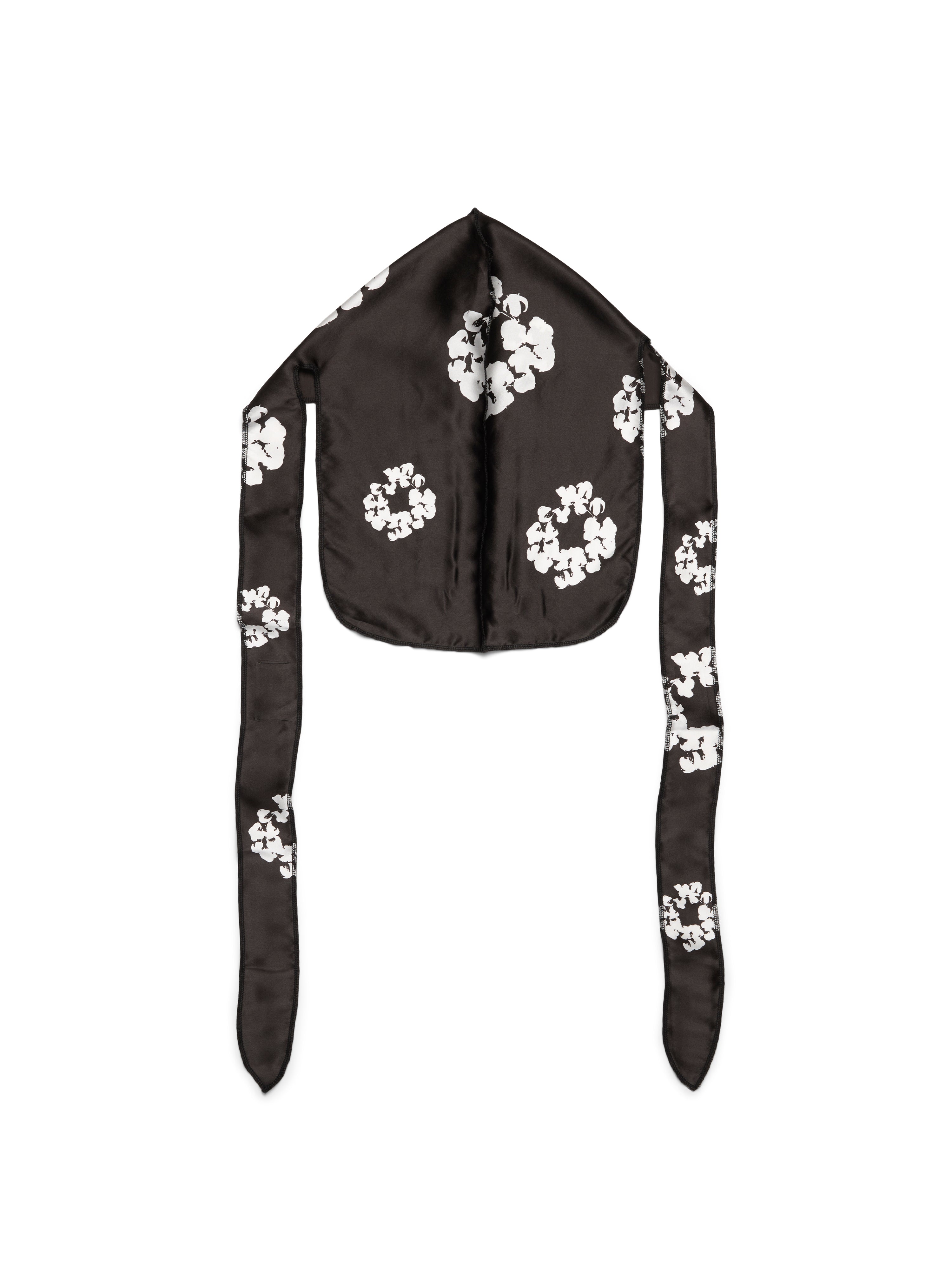 Cotton Wreath Durag Black – DENIM TEARS