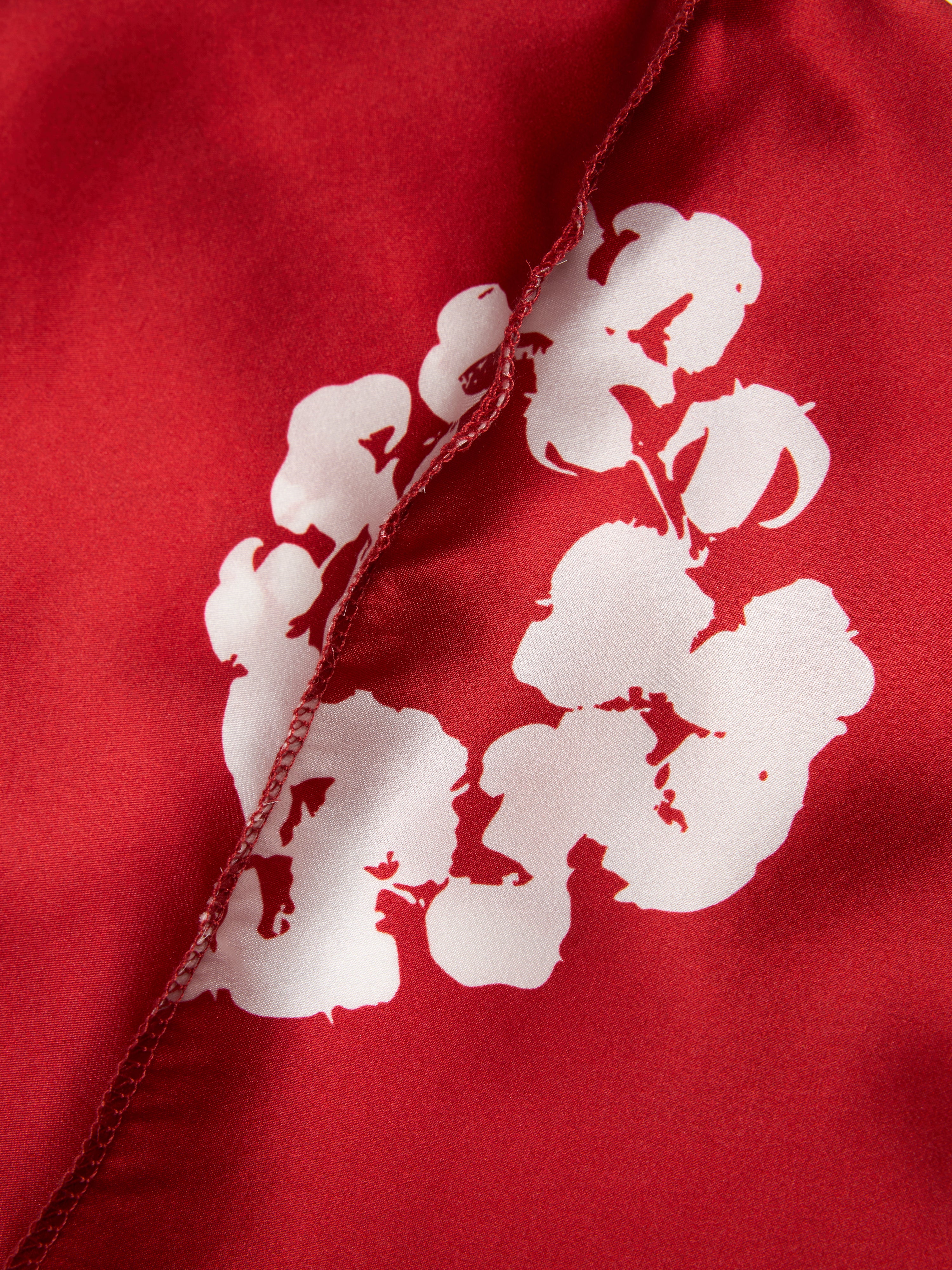 Cotton Wreath Durag Red – DENIM TEARS