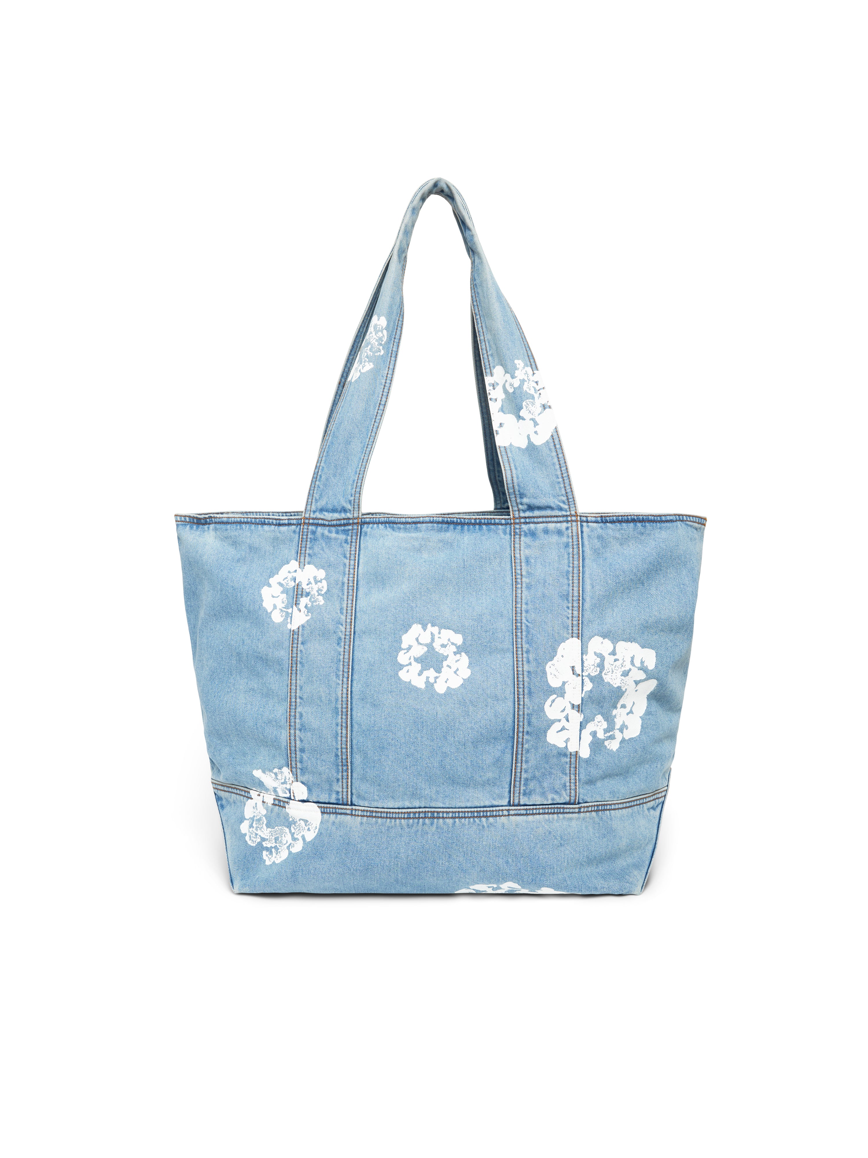 Cotton Wreath Light Wash Denim Tote Bag – DENIM TEARS