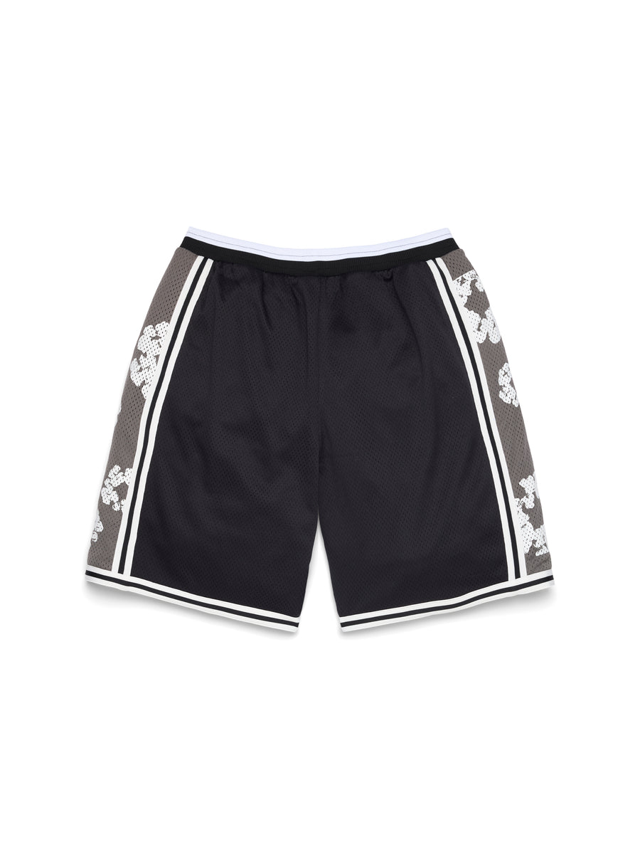 Cotton Wreath 90s Basketball Shorts Black – DENIM TEARS