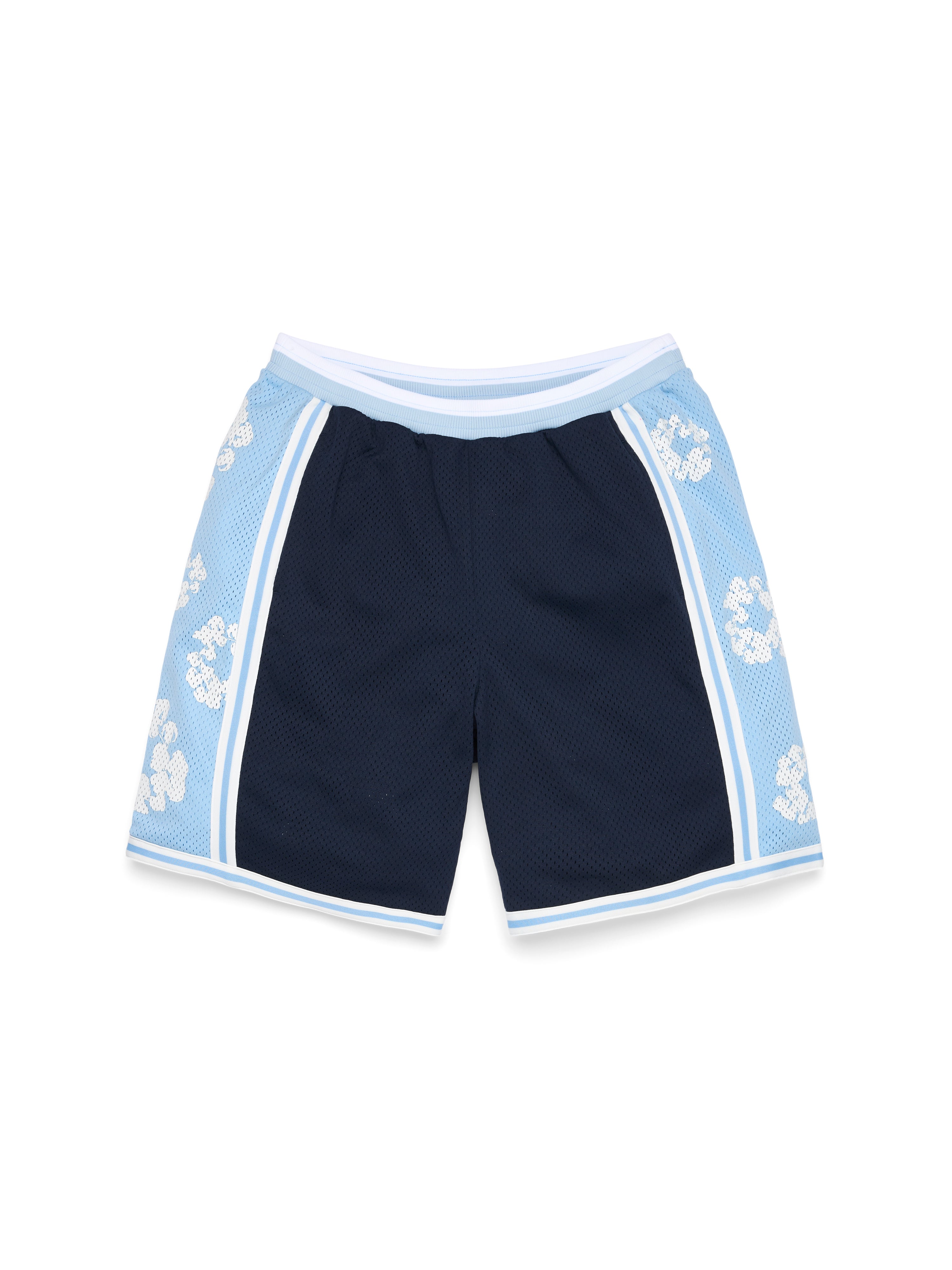 Cotton Wreath Olaf Shorts Blue – DENIM TEARS