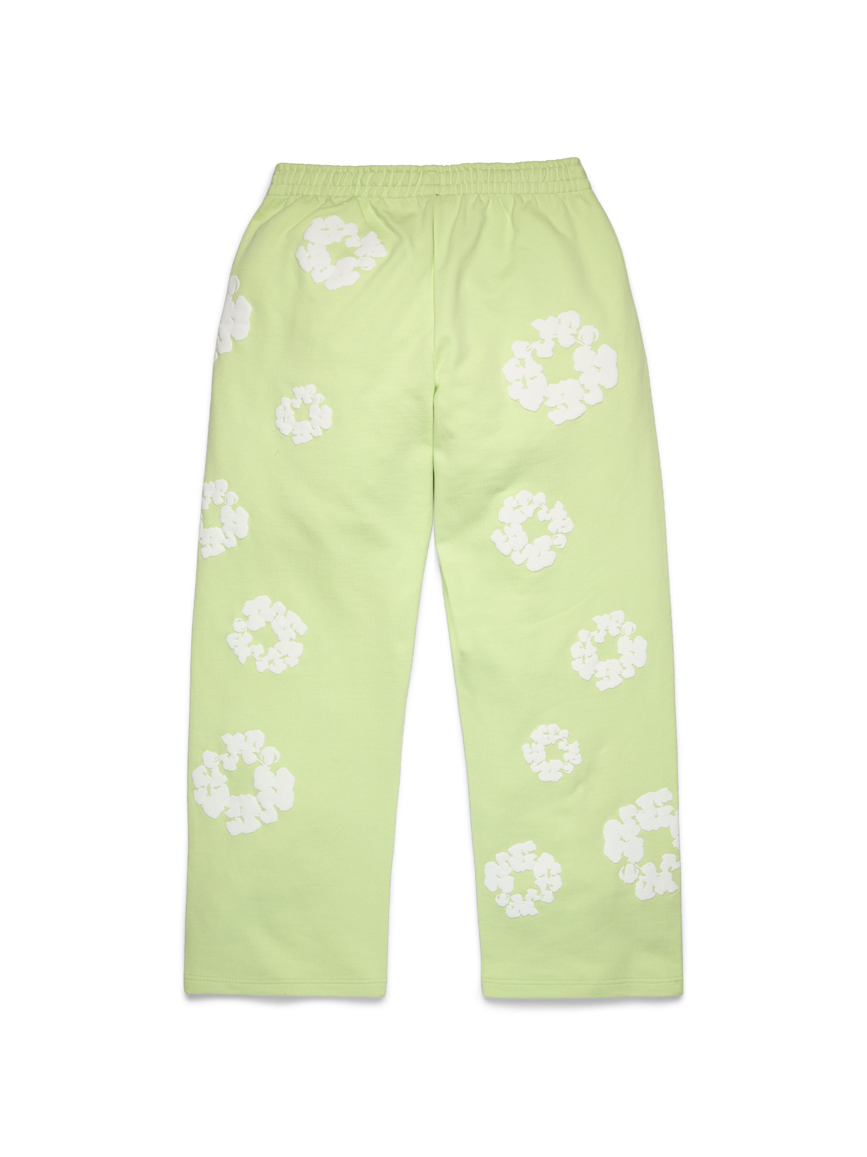 Cotton Wreath Baggy Sweatpants Mint – DENIM TEARS