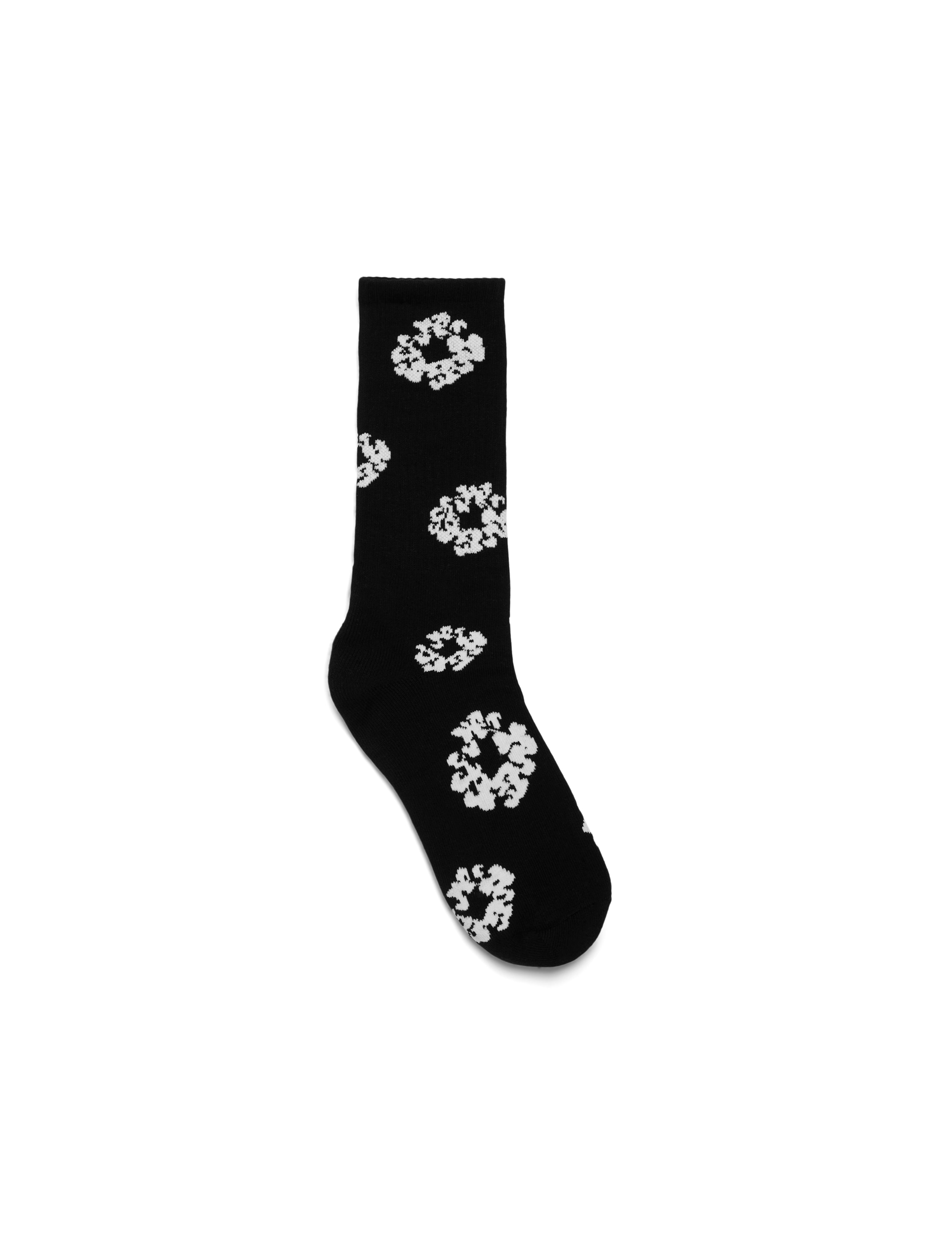 アクセサリー Denim Tears Cotton Wreath Socks Black Cotton Wreath Socks Black – DENIM TEARS