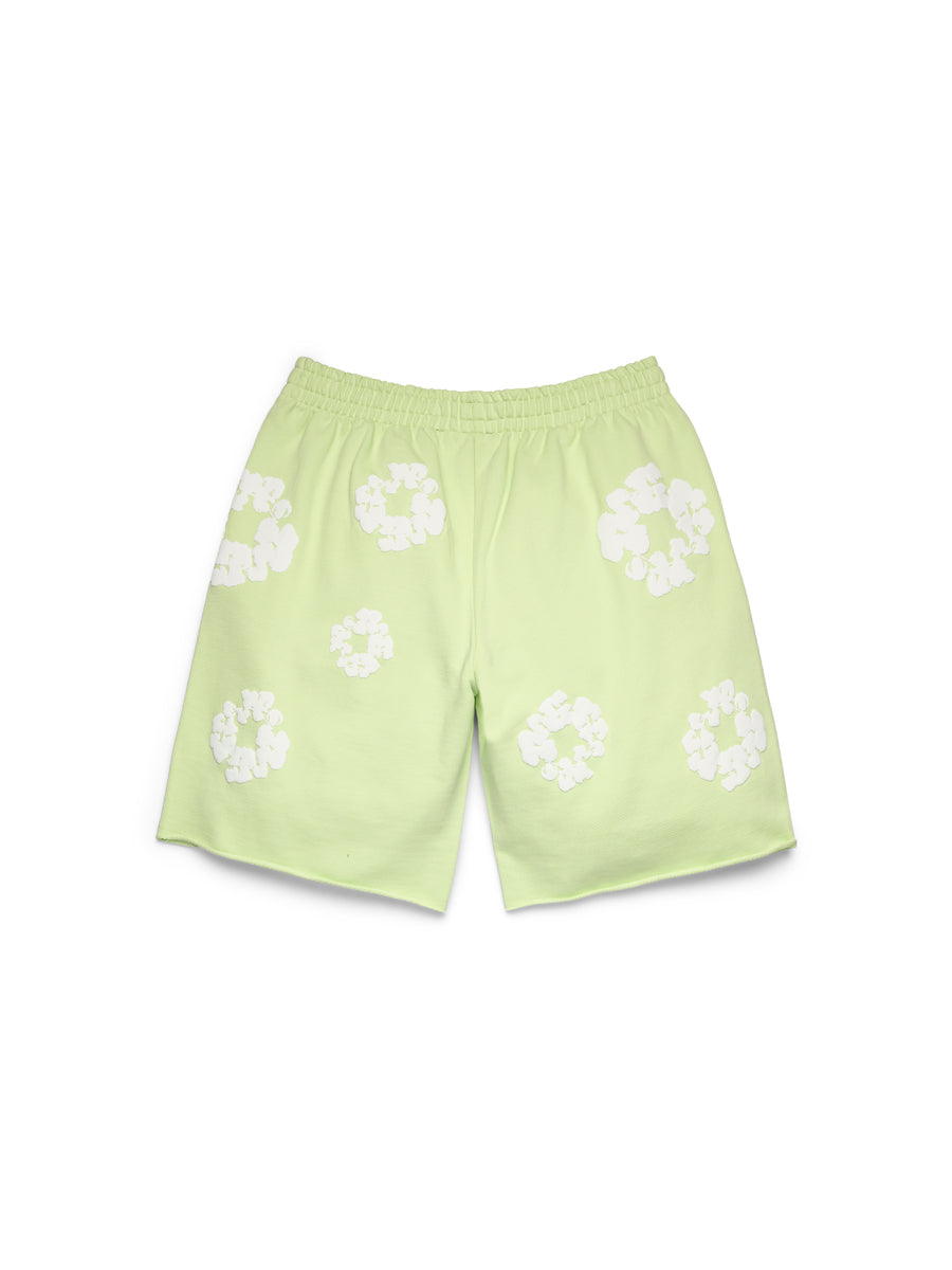 Cotton Wreath Sweatshorts Mint – DENIM TEARS