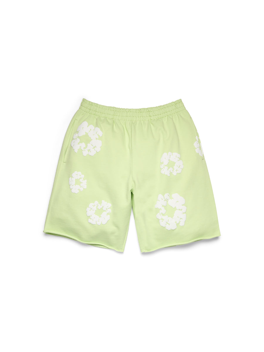 【DENIMTEARS】 Cotton Wreath Sweat Shorts Cotton Wreath Sweatshorts Mint – DENIM TEARS