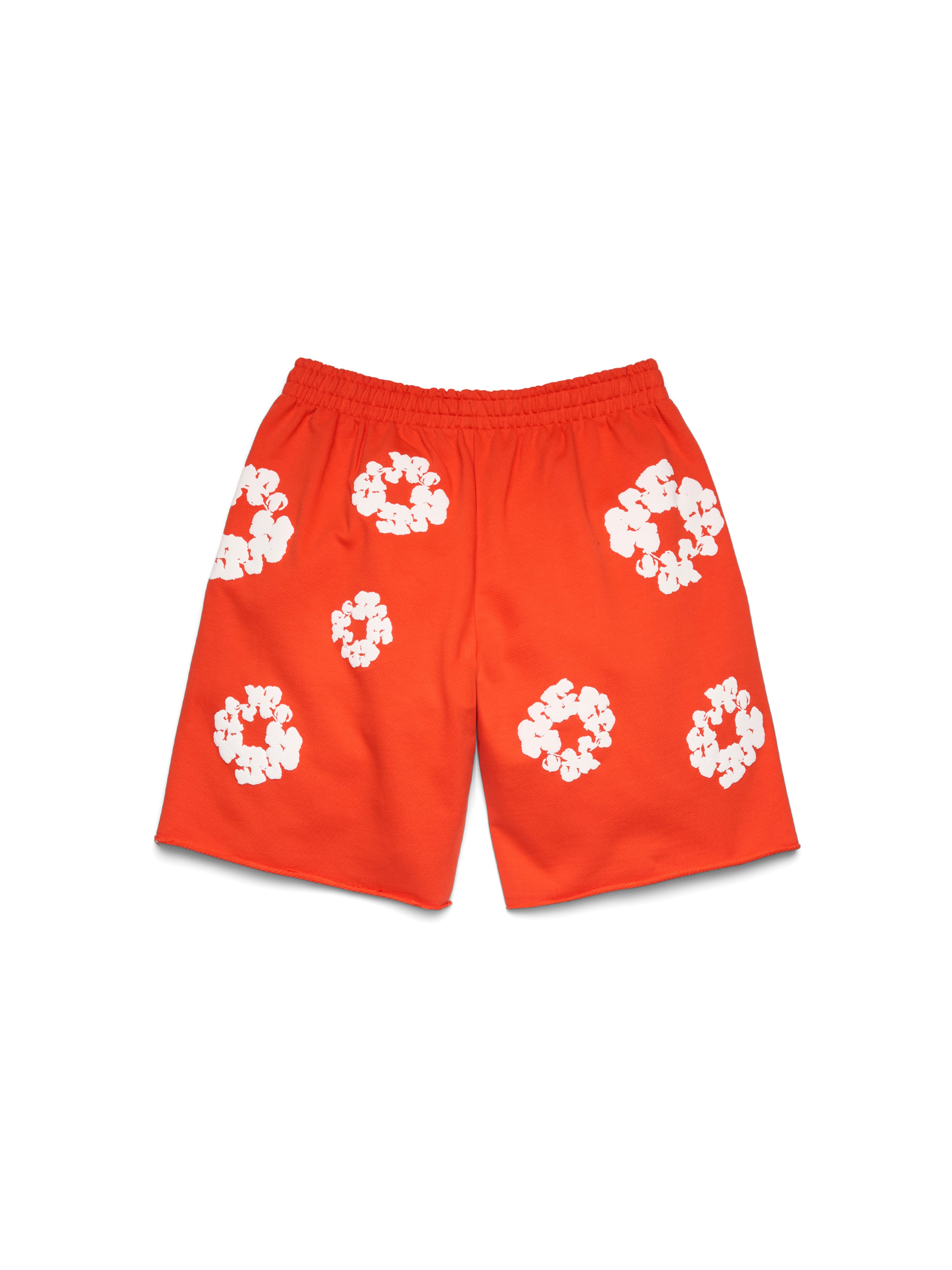 Cotton Wreath Sweatshorts Dark Orange – DENIM TEARS
