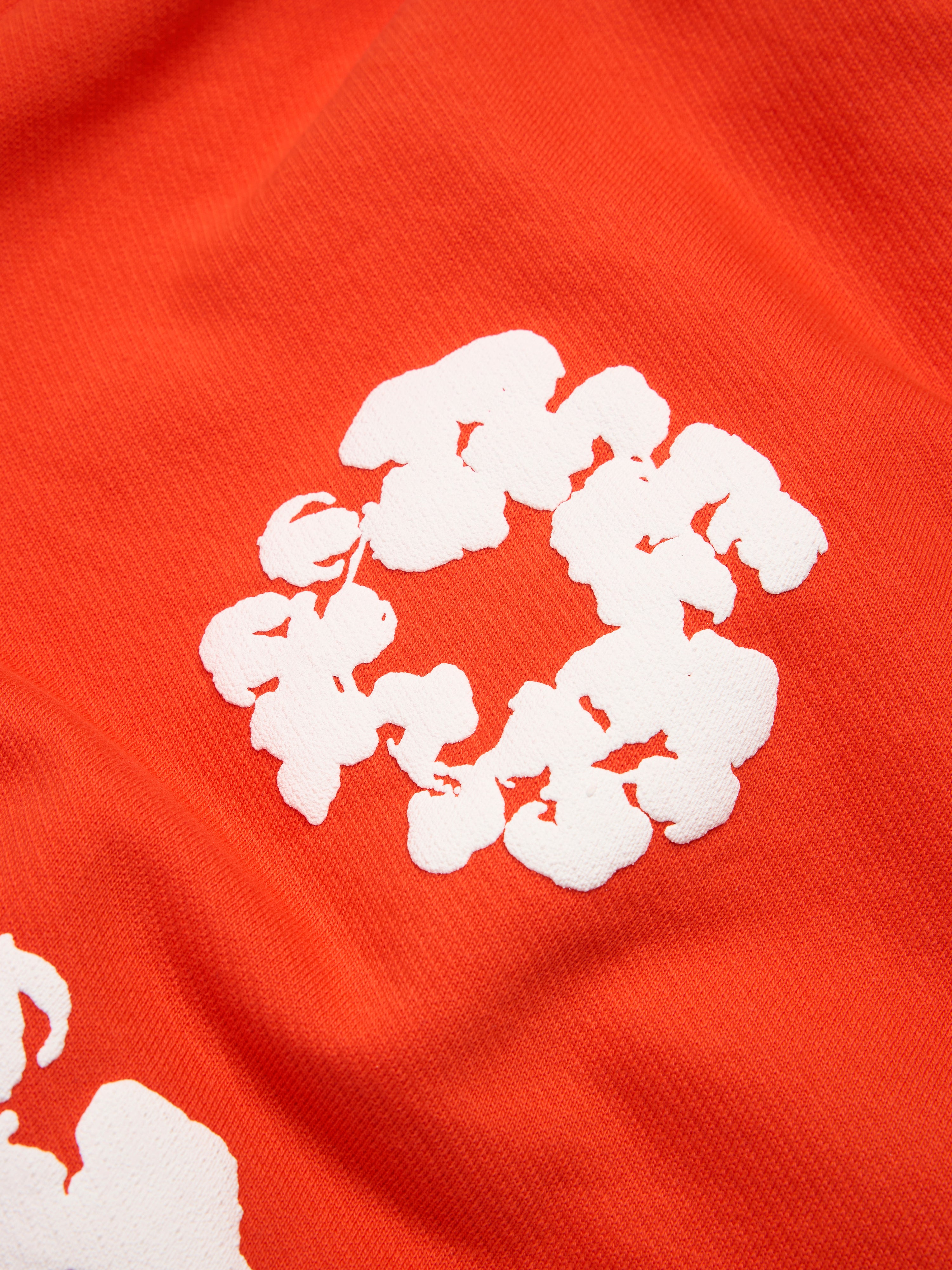 Cotton Wreath Sweatshorts Dark Orange – DENIM TEARS