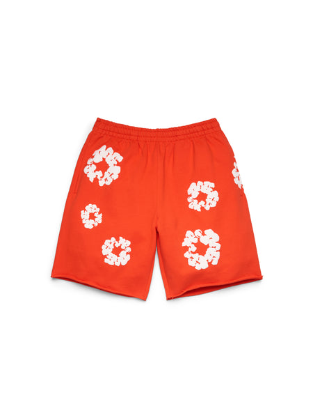 Cotton Wreath Sweatshorts Dark Orange – DENIM TEARS