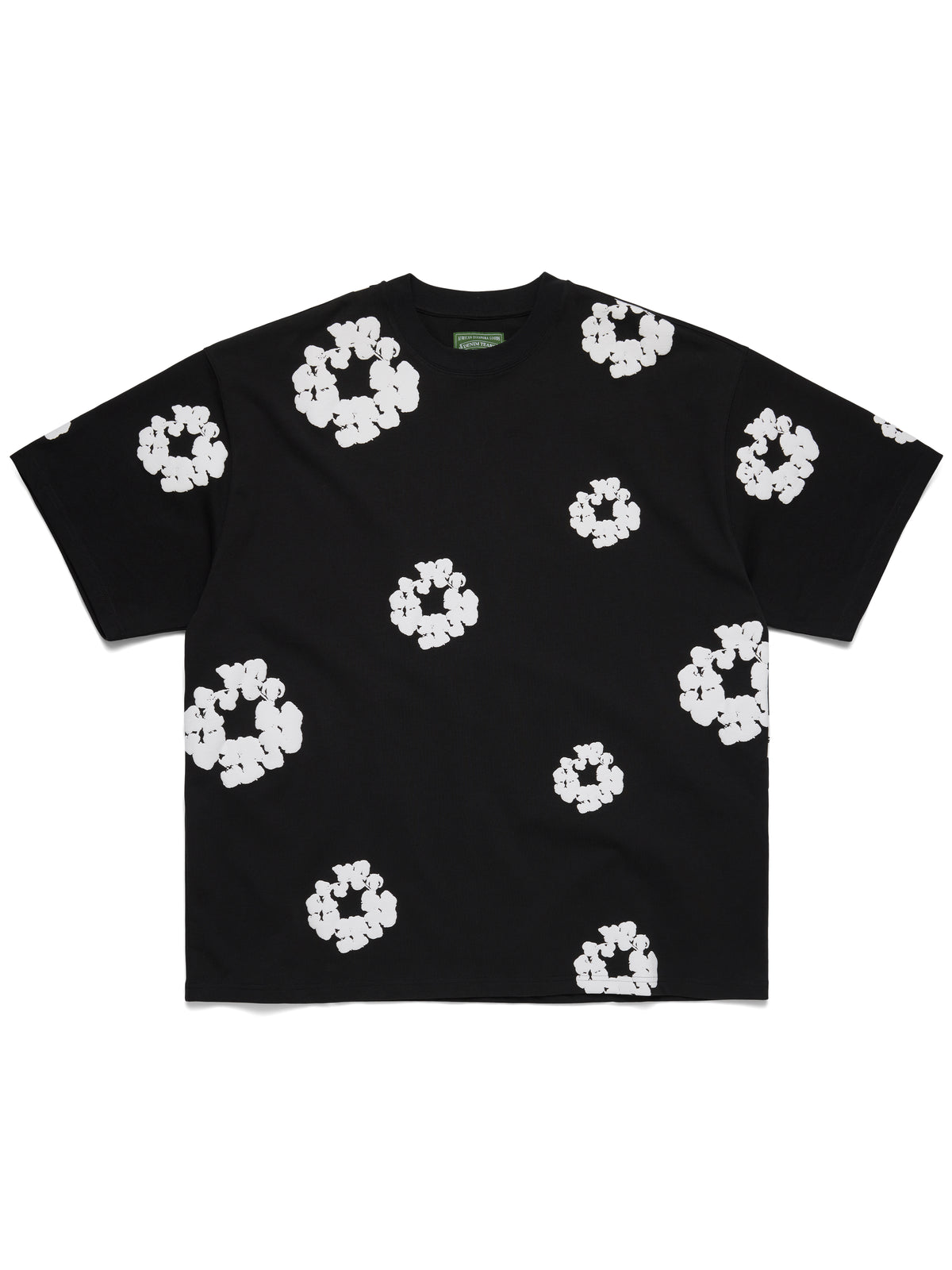 Cotton Wreath 2000s Tee Black