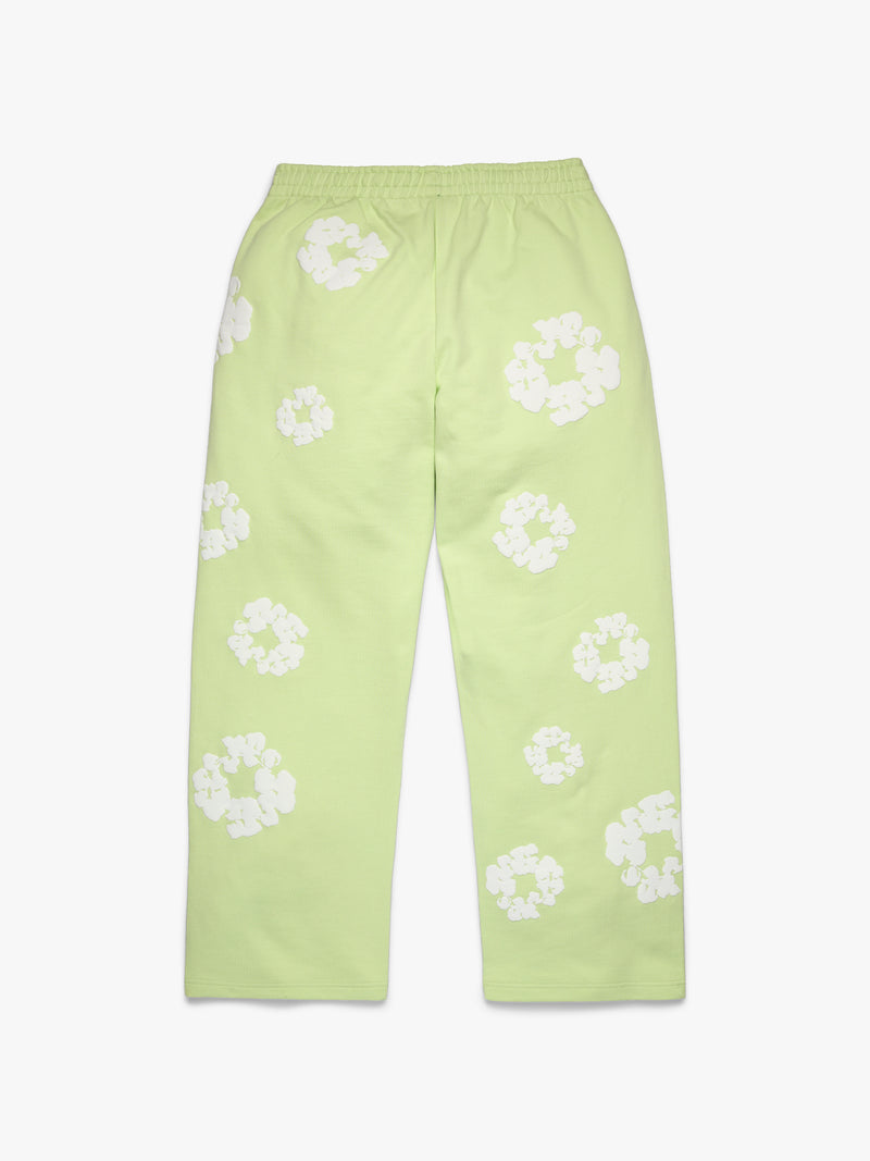 Cotton Wreath Baggy Sweatpants Mint