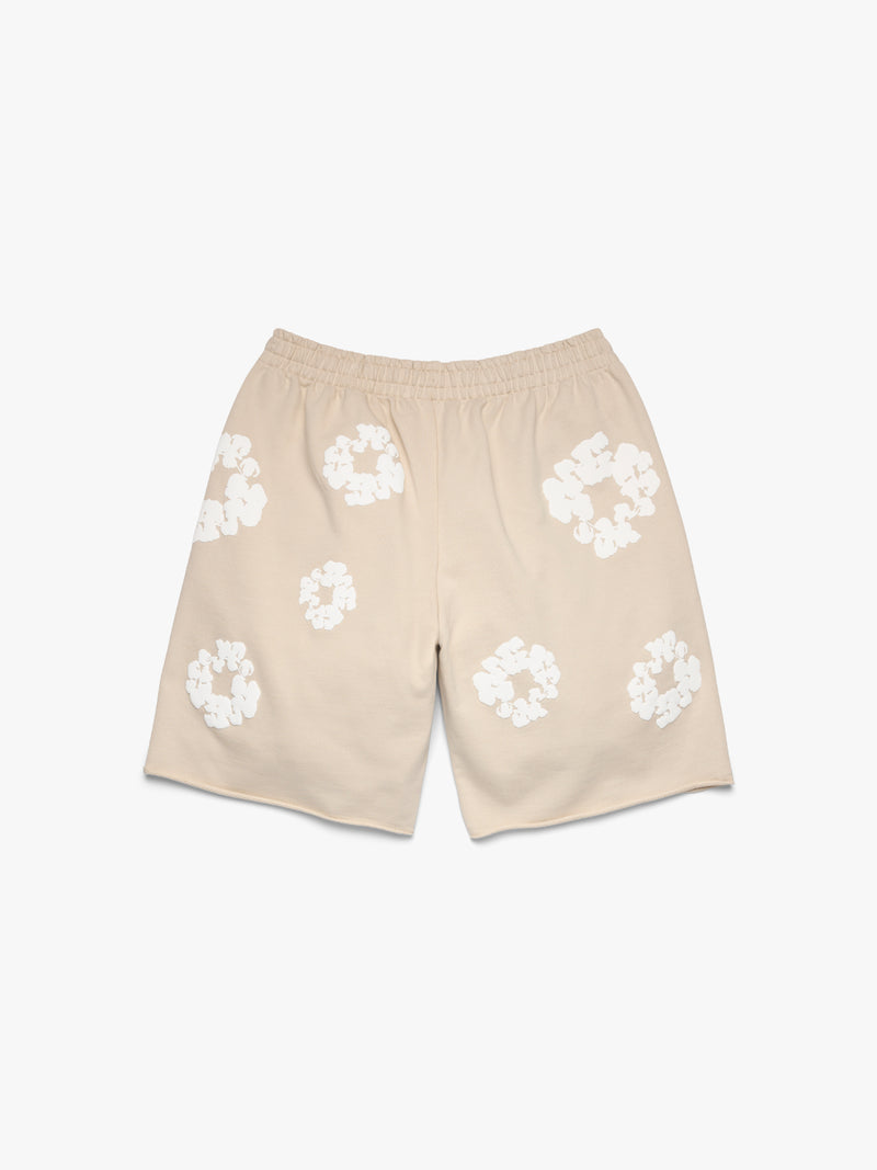 Cotton Wreath Sweatshorts Cream