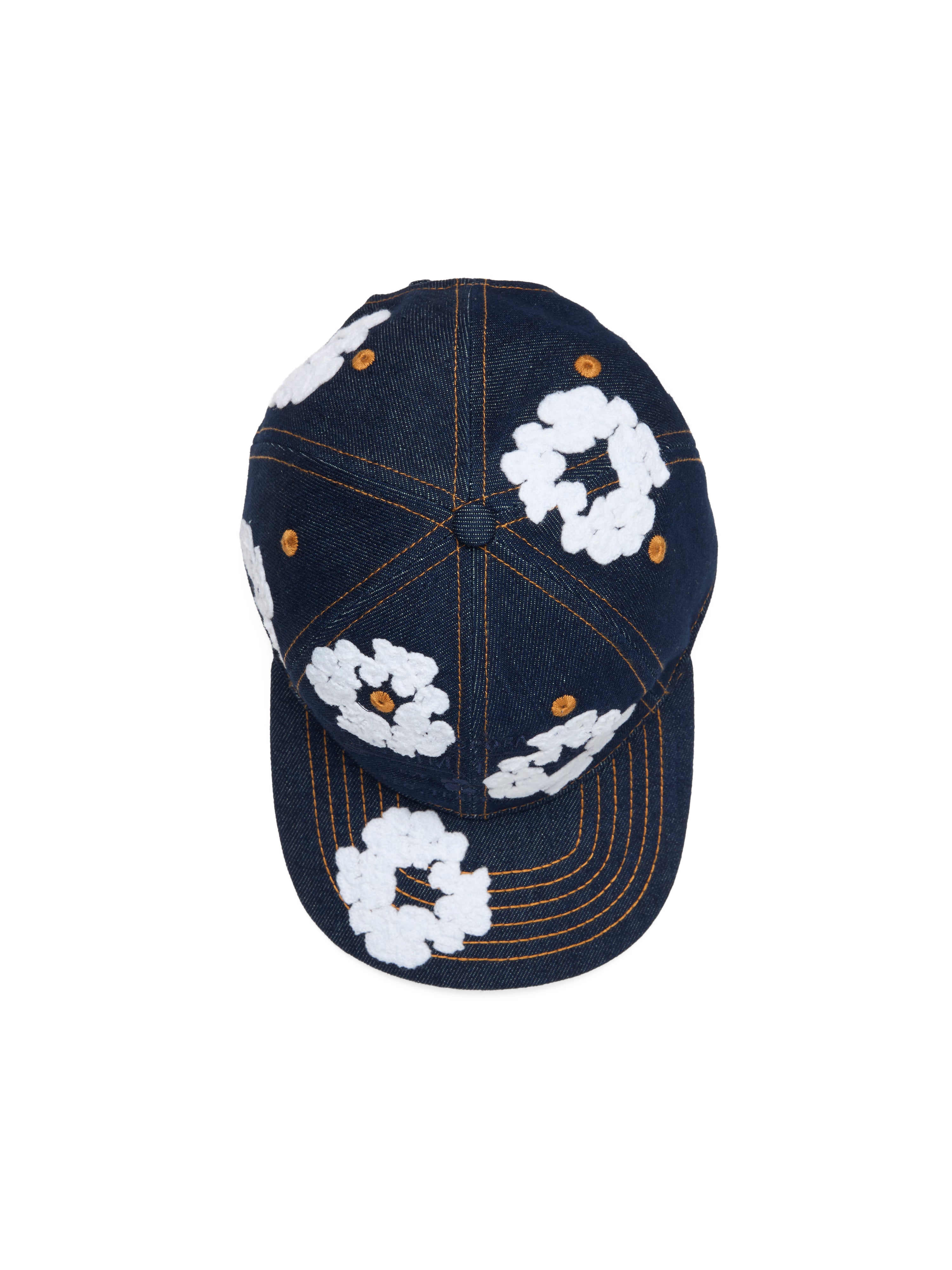 Denim Cotton Wreath Cap Washed Indigo – DENIM TEARS