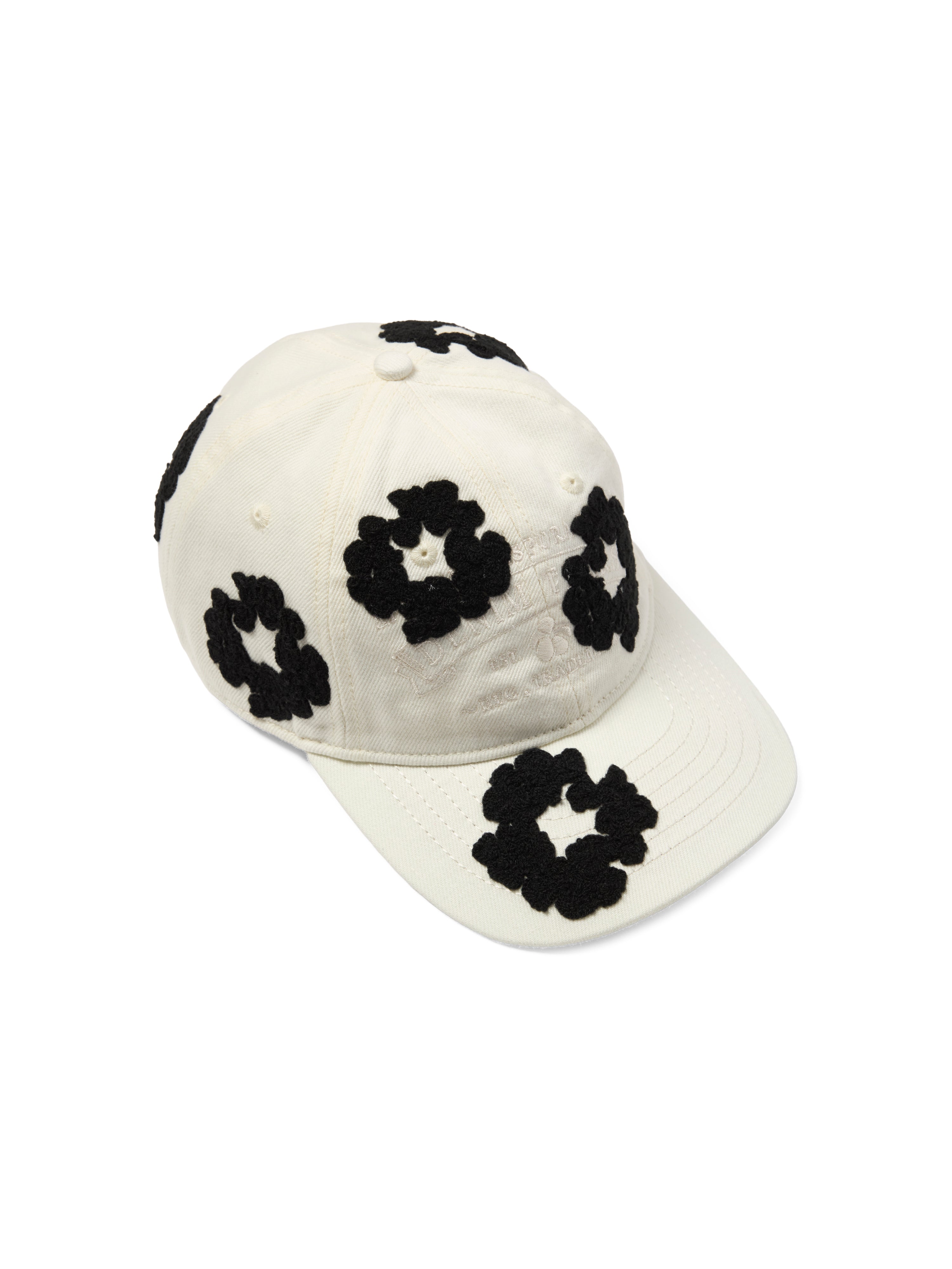 帽子 denim tears CAP Denim Cotton Wreath Cap White – DENIM TEARS
