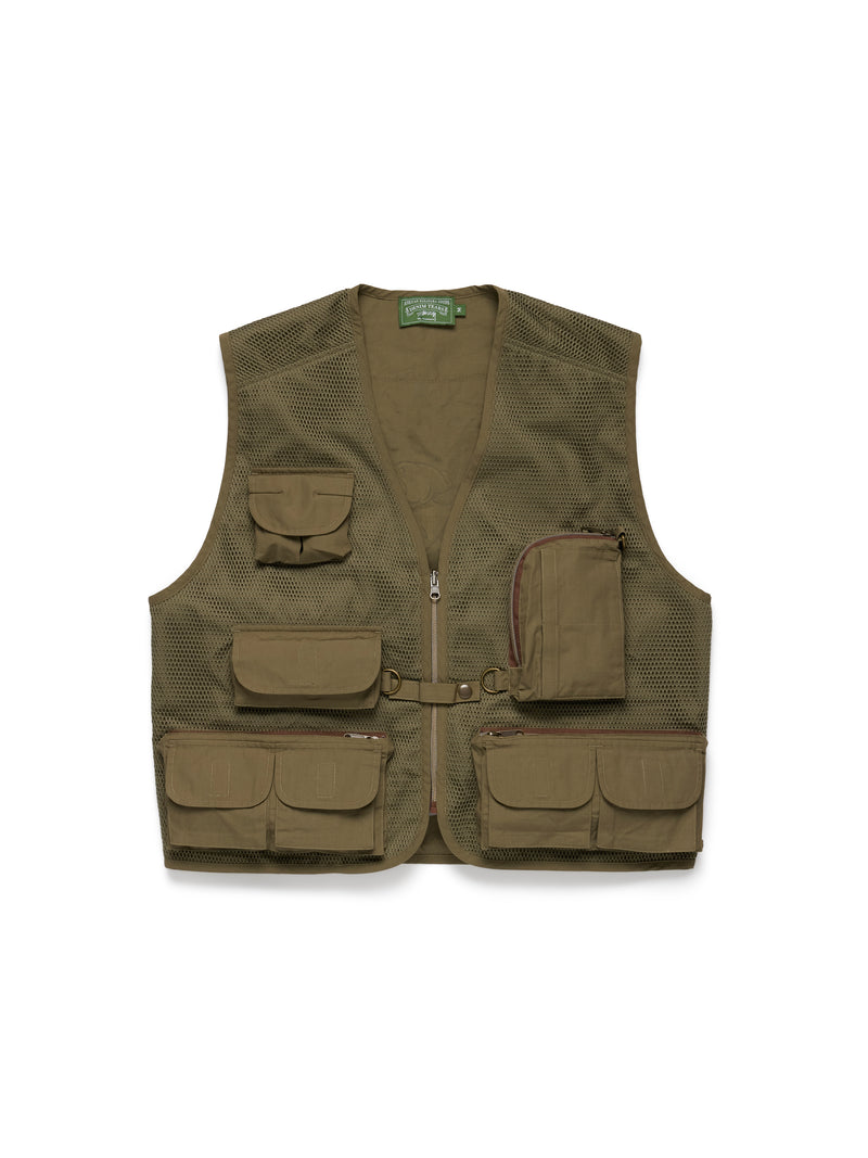 Stüssy Tears Fishing Vest Green