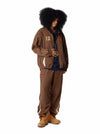 Diaspora Flag Track Jacket Brown