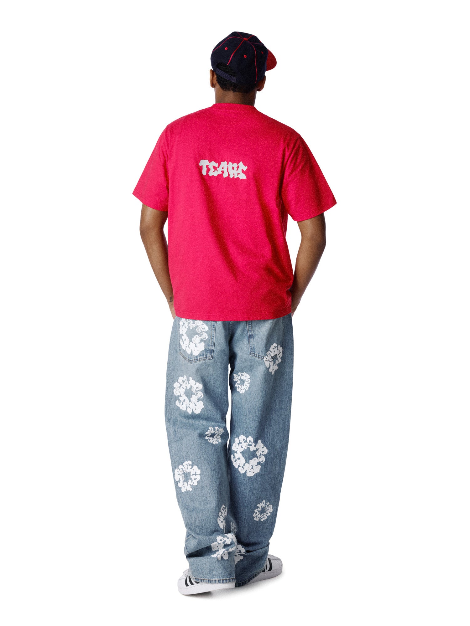 Handstyle Tee Red – DENIM TEARS