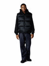 Jacquard Monogram Cotton Wreath Vest Black